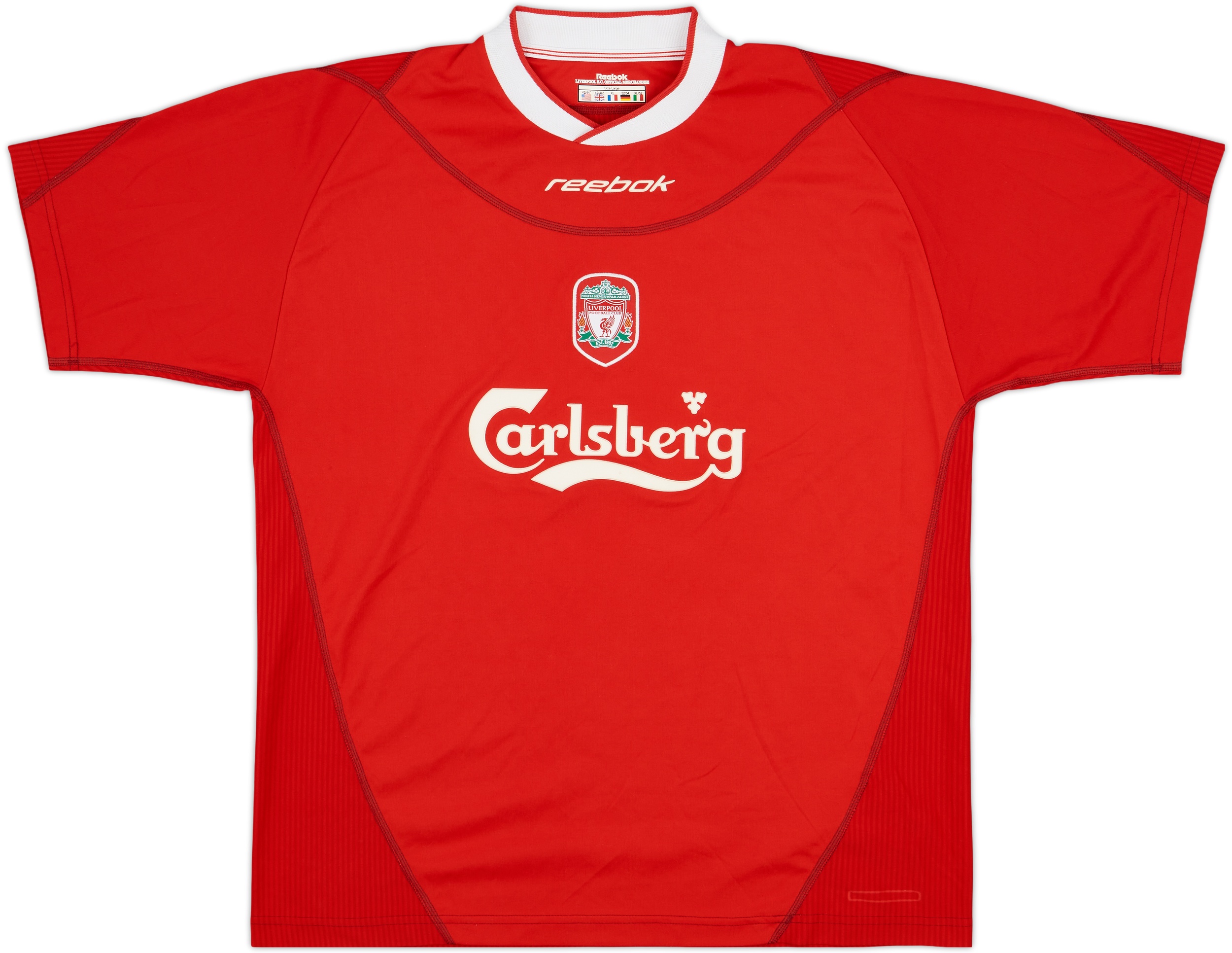 2002-04 Liverpool Home Shirt Kewell #7 - 9/10 - (L) 2002-04 Liverpool Home Shirt Kewell #7 - 9/10 - (L)