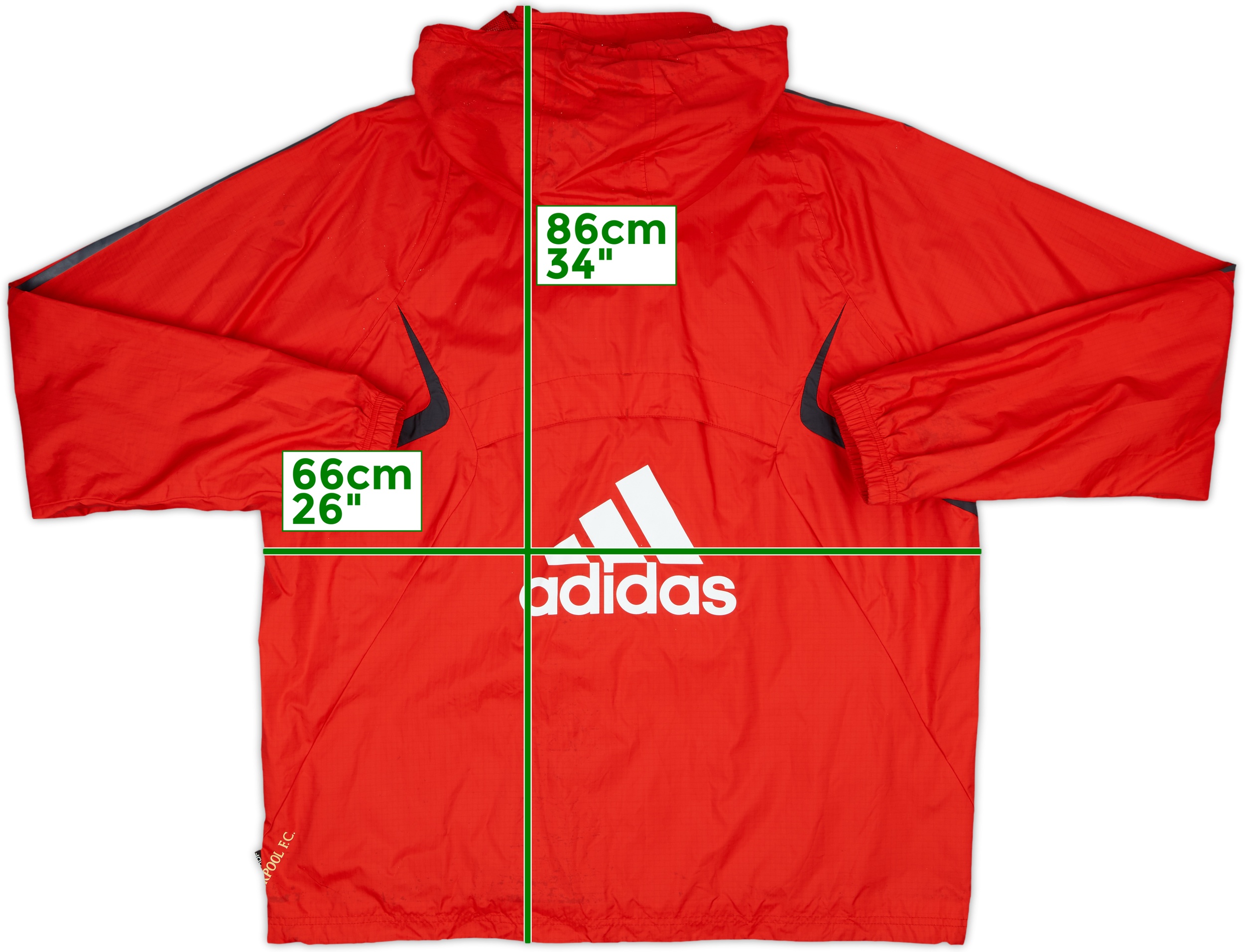 2010-11 Liverpool adidas Track Jacket - 9/10 - (L/XL)