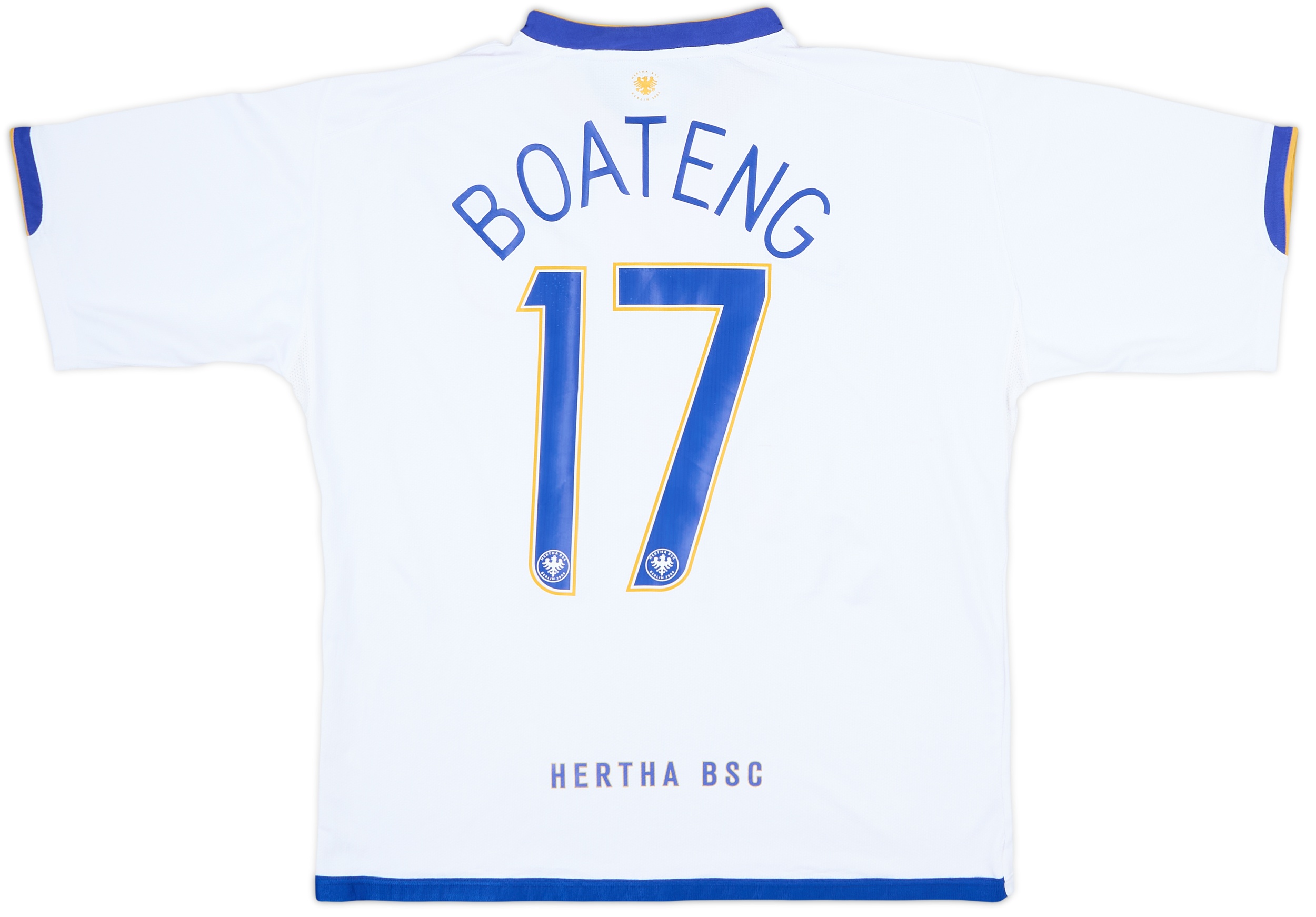 ウェア Hertha BSC Shirt BOATENG 17 2006-2007 2006-07 Hertha Berlin Away Shirt Boateng #17 - 8/10 - (XL)