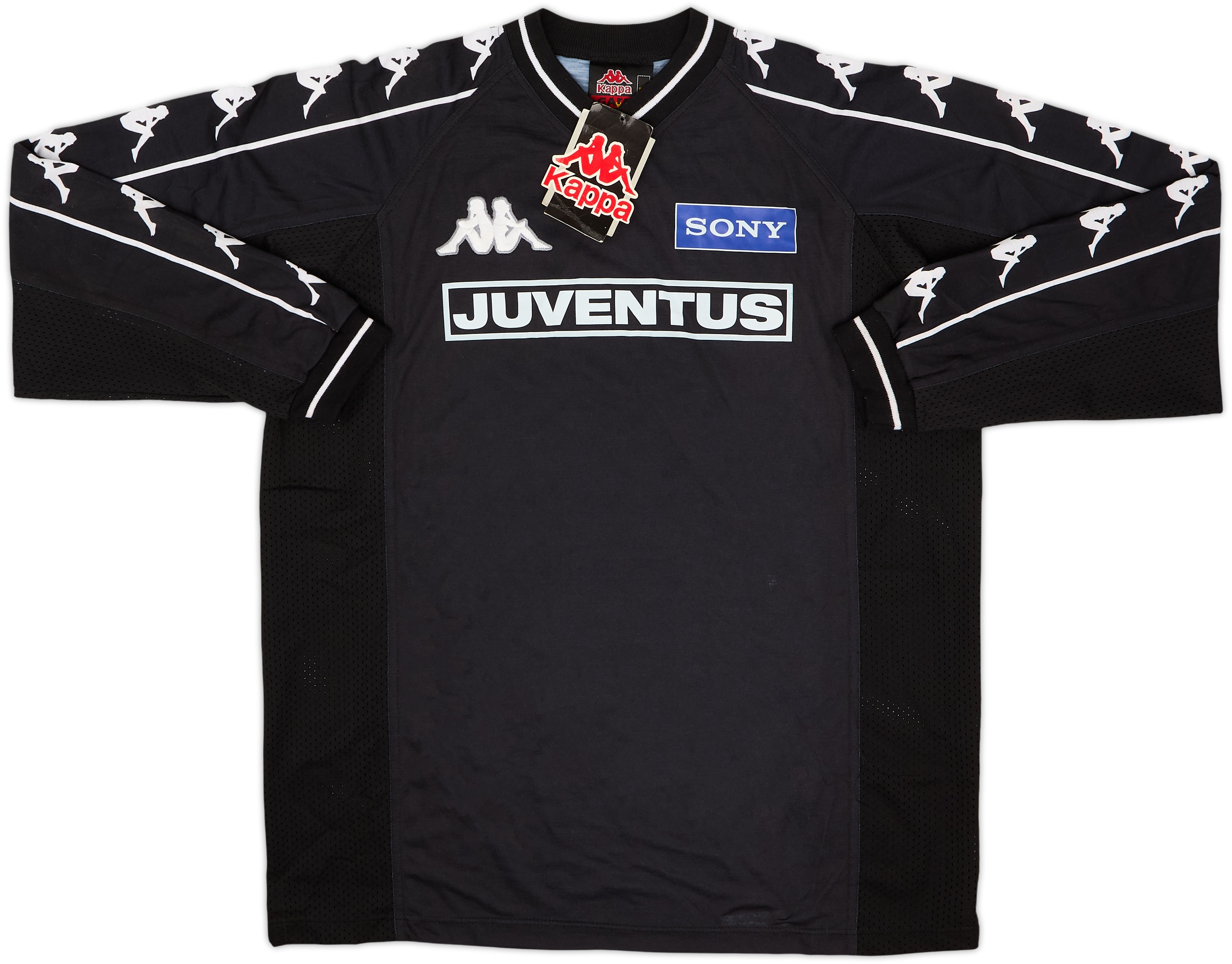 Kappa カッパ Juventus SONY ユニフォーム ブラック L 1997-98 Juventus Kappa Training L/S Shirt (XL)