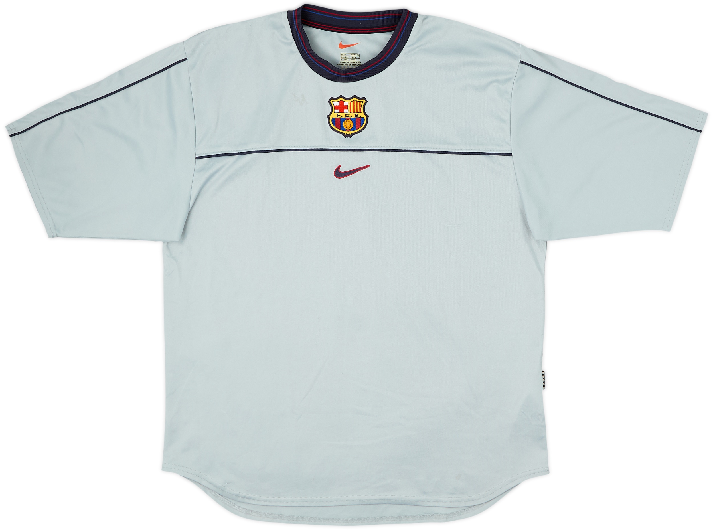1999-00 Barcelona Nike Training Shirt - 7/10 - (L)