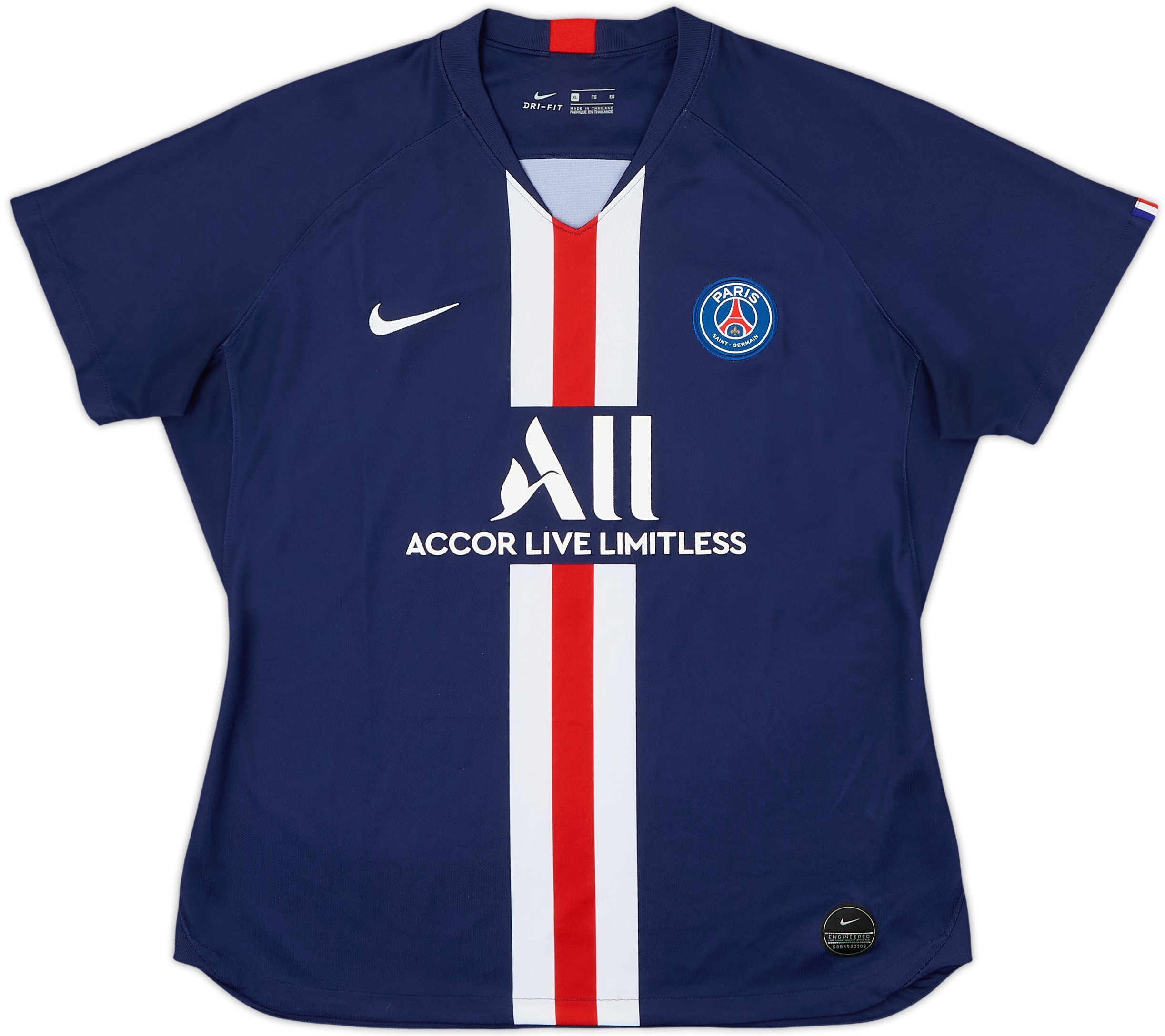2019-20 Paris Saint-Germain Home Shirt - 8/10 - (Women's XL)