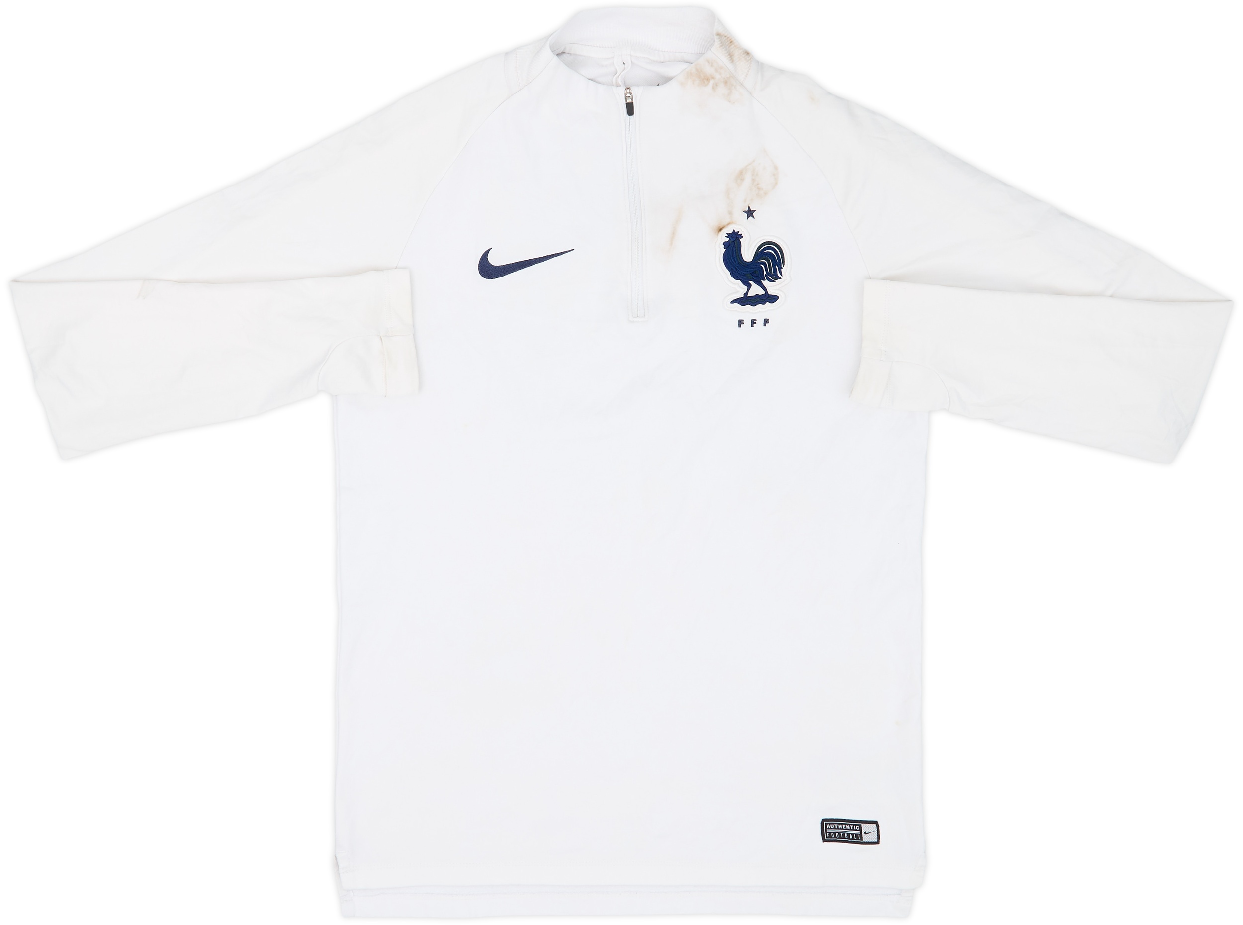 2018-19 France Nike 1/4 Zip Training Top - 5/10 - (S)