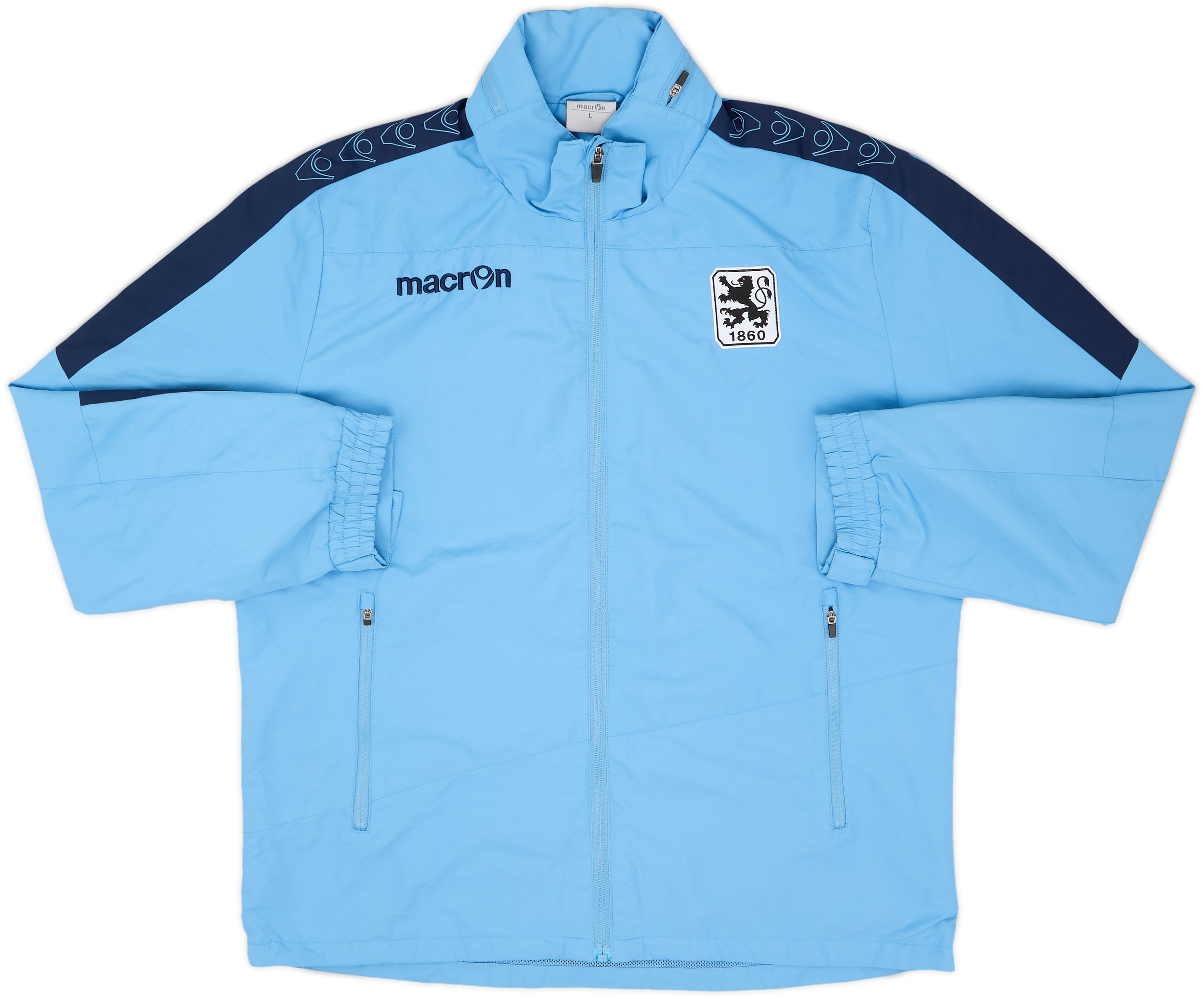 2019-20 1860 Munich Macron Hooded Track Jacket - 8/10 - (L)