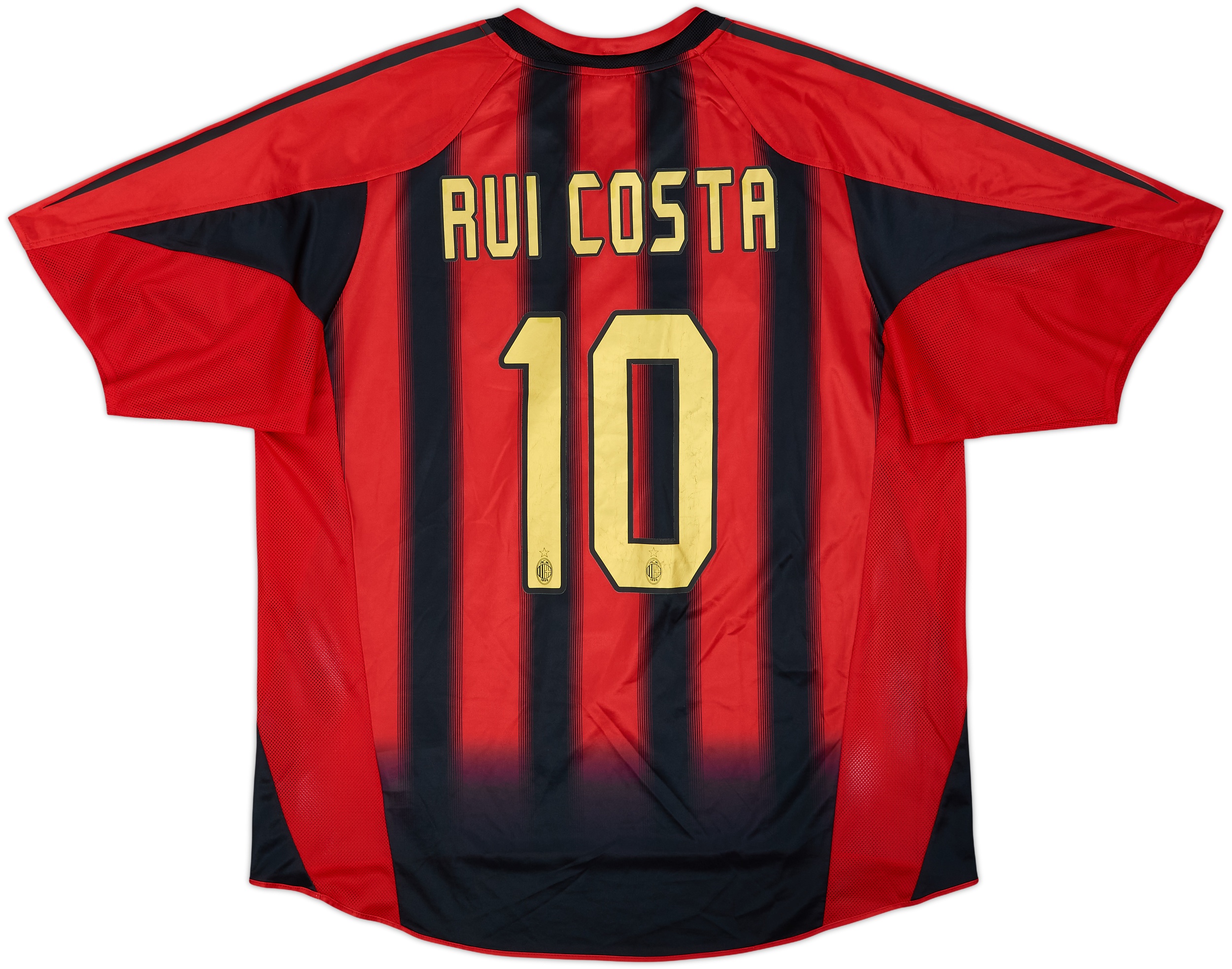 2004-05 AC Milan Home Shirt Rui Costa #10 - 8/10 - (XL)