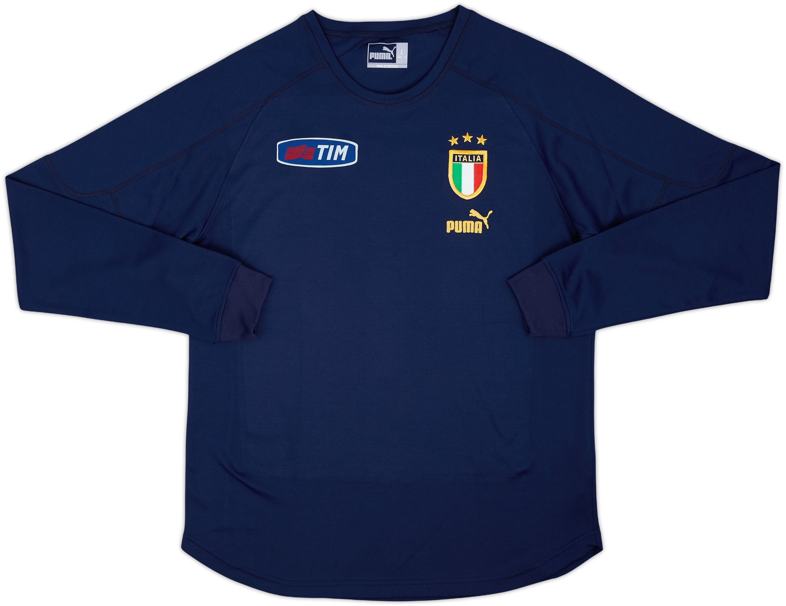 Puma イタリア 2004-05年モデル トレーニングトップ XXL 2004-05 Italy Puma Training L/S Shirt - 10/10 - (L)