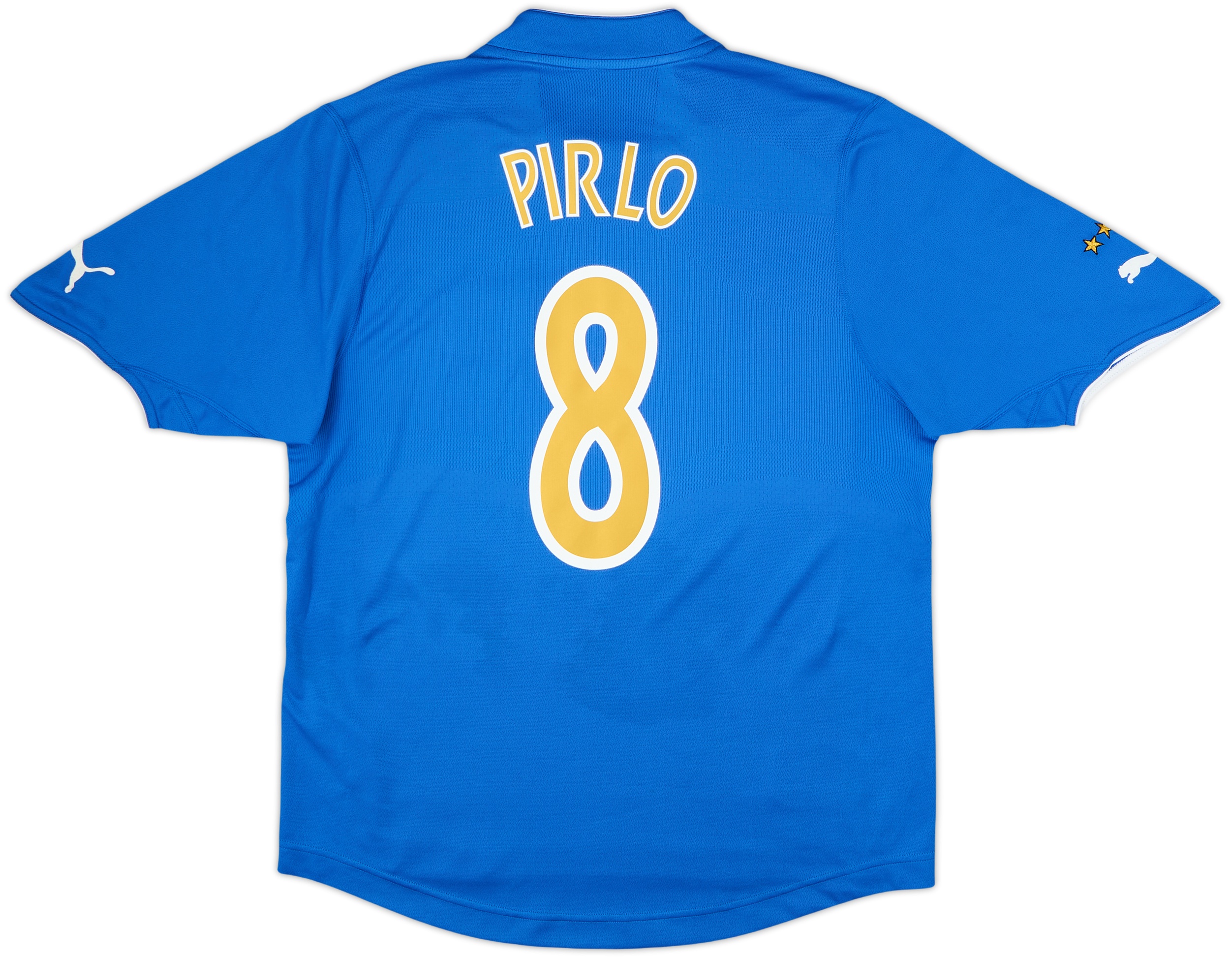 2003-04 Italy Home Shirt Pirlo #8 - 5/10 - (L)
