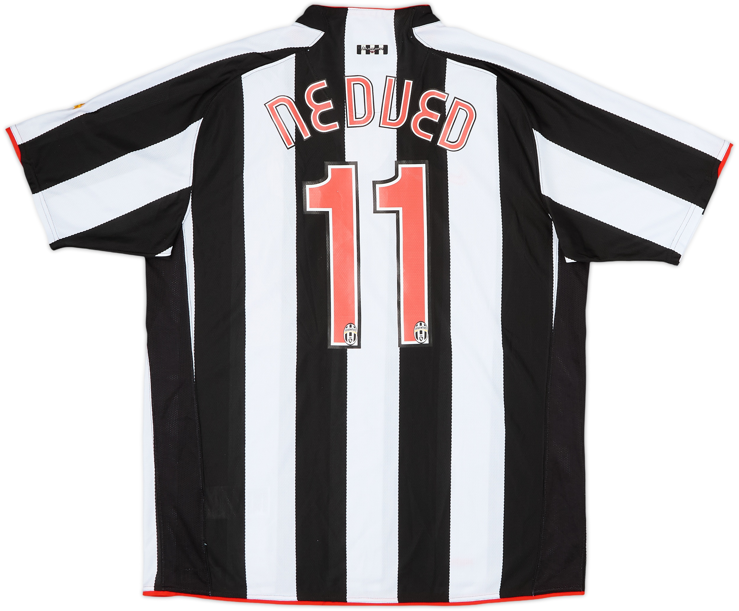 2007-08 Juventus Home Shirt Nedved #11 - 7/10 - (XL)