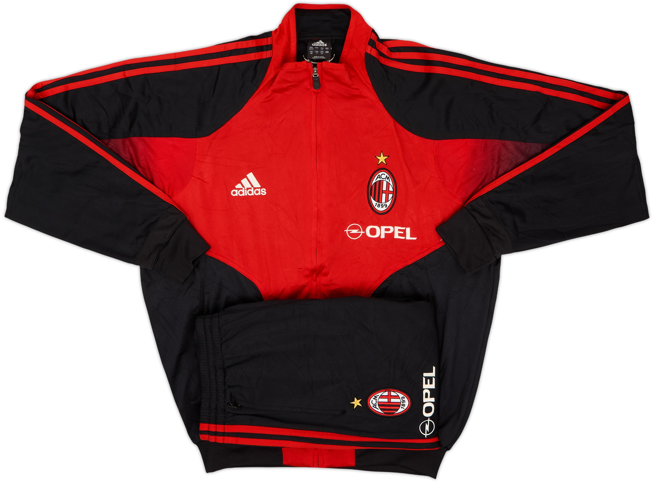 2004-05 AC Milan adidas Tracksuit - 7/10 - (L)