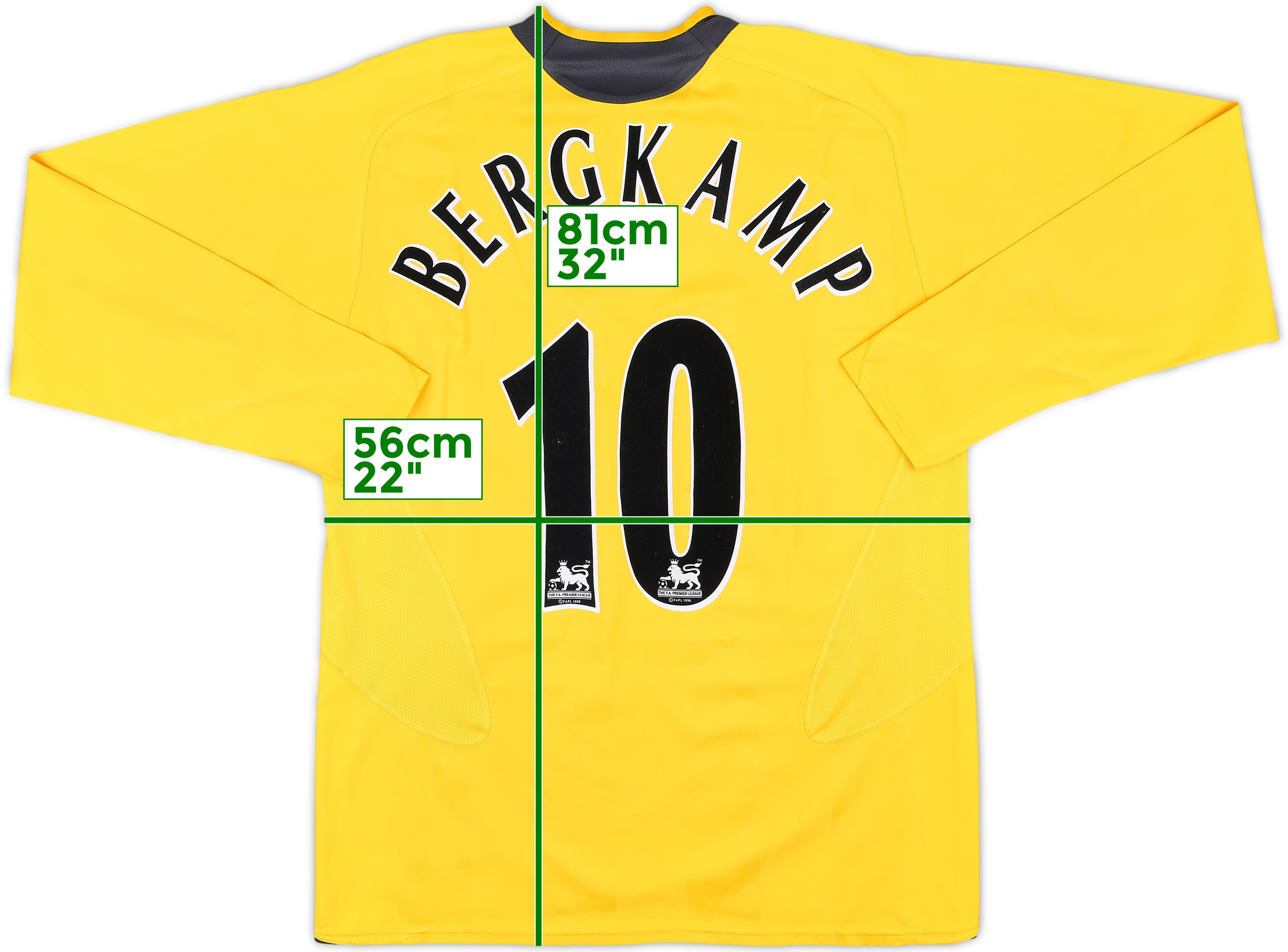 Arsenal Away 2004/2005 #10 BERGKAMP