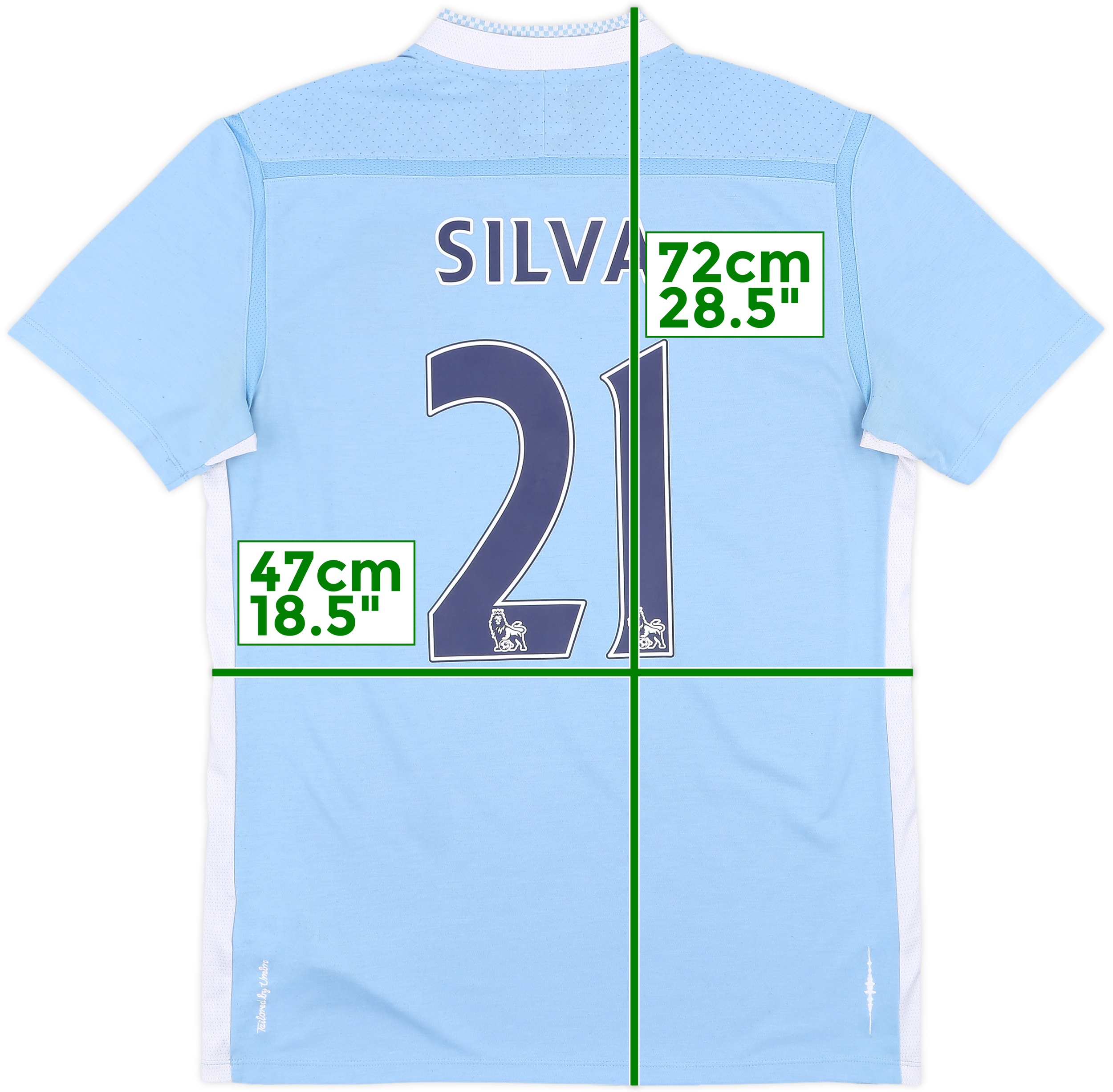 2012-13 Manchester City Third Shirt Silva #21 (M)