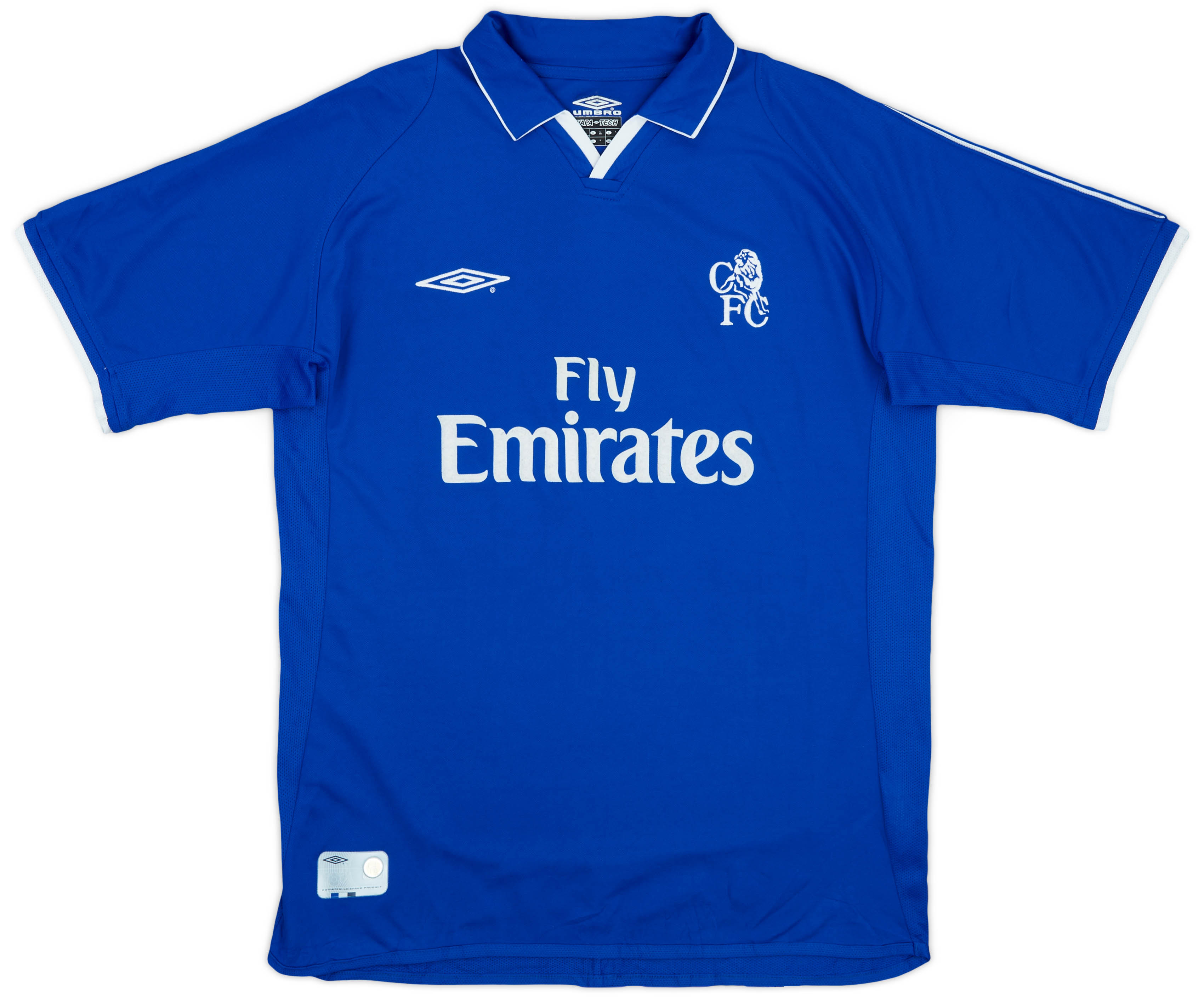 99/01 UMBRO × CHELSEA Home Game Shirts 2001-03 Chelsea Home Shirt Zola #25 - 8/10 - (L)