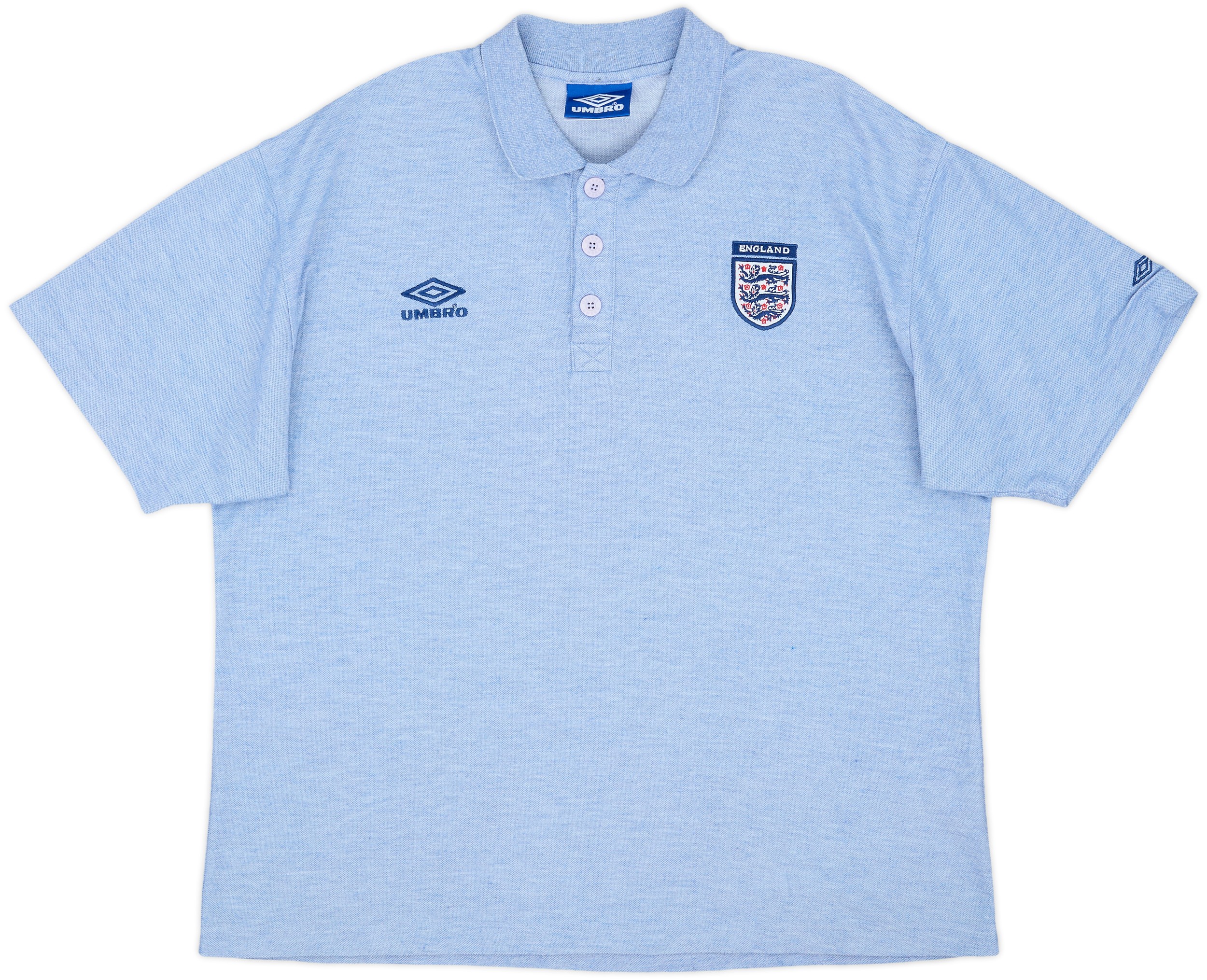 2002-03 England Umbro Polo Shirt - 6/10 - (XL)