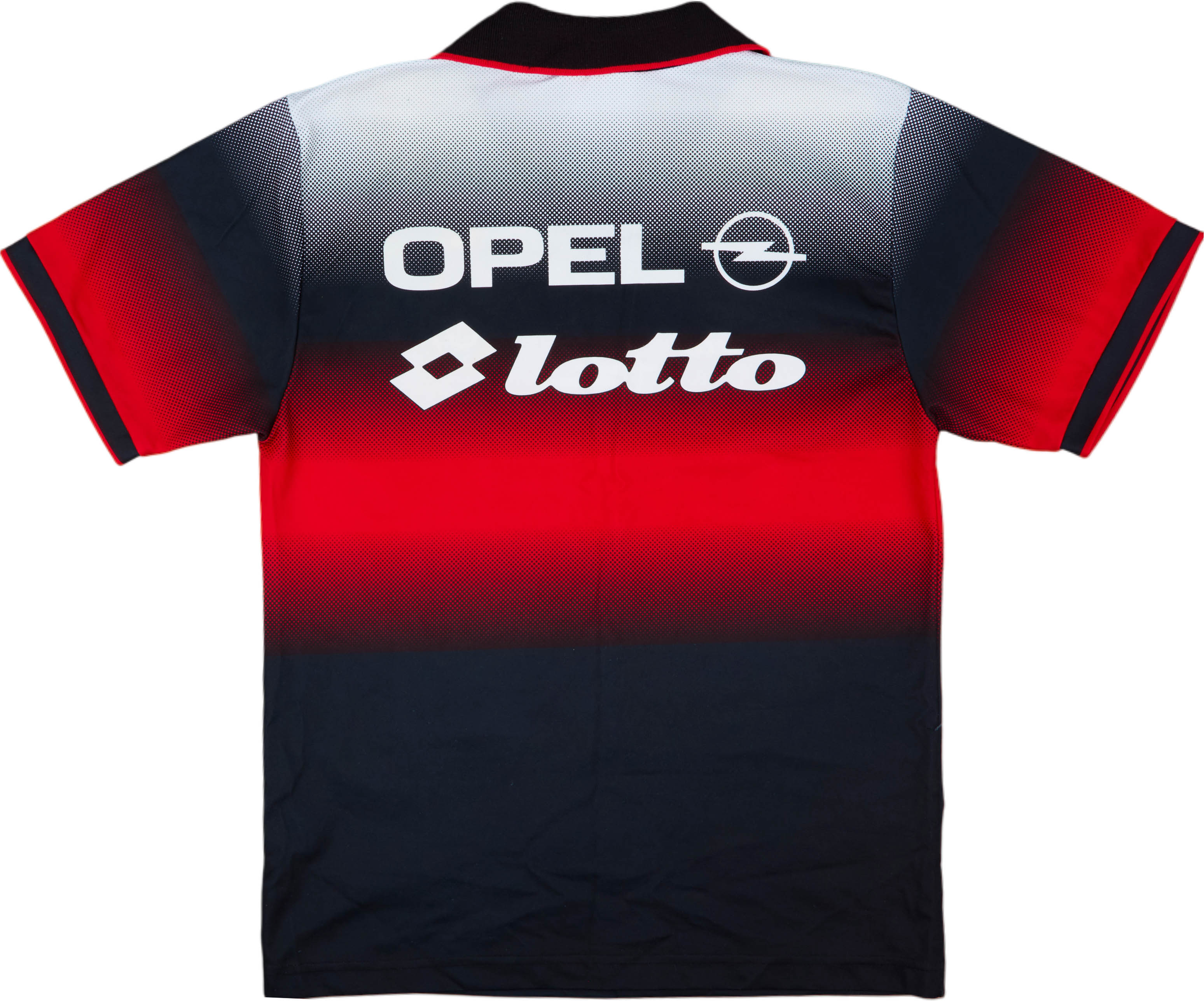 Milan A.C. Lotto シャツ Lサイズ 赤黒 1994-95 red and black Lotto AC Milan long-sleeve shirt