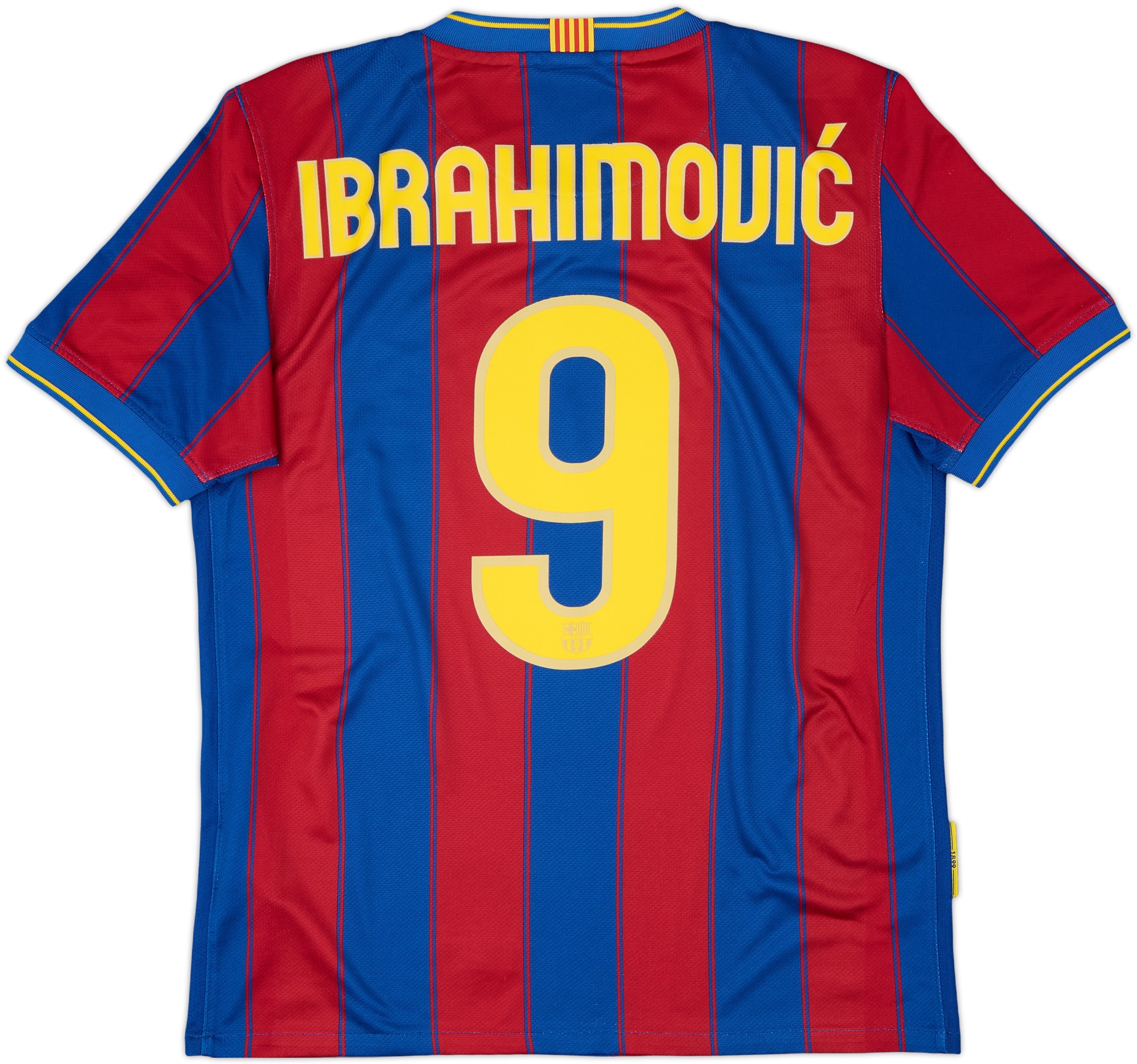 FC Barcelona Ibrahimović 9番　ゲームシャツ Zlatan Ibrahimovic #9 Mens LARGE Nike FC Barcelona Away