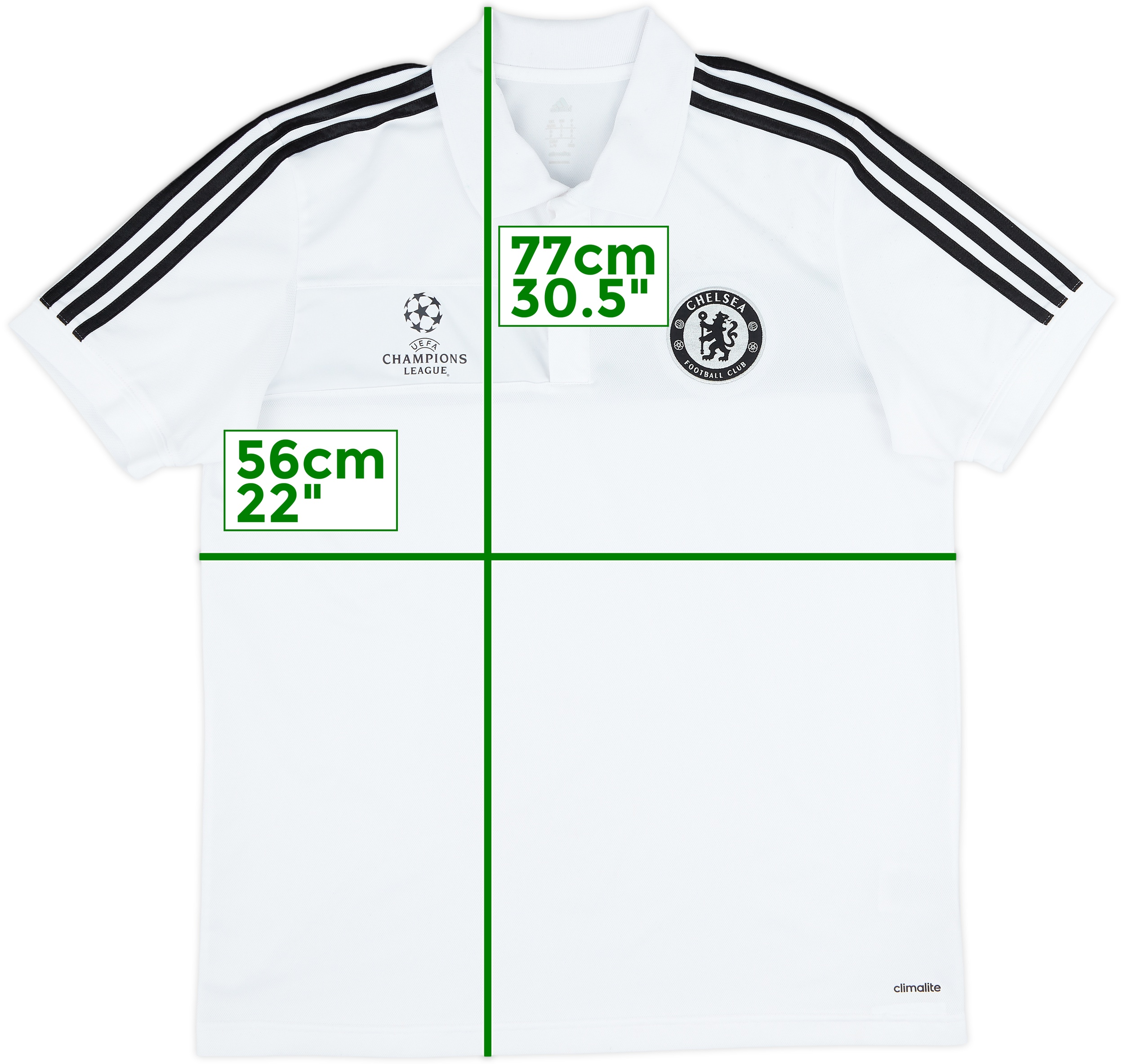 2013-14 Chelsea Champions League adidas Polo Shirt - 6/10