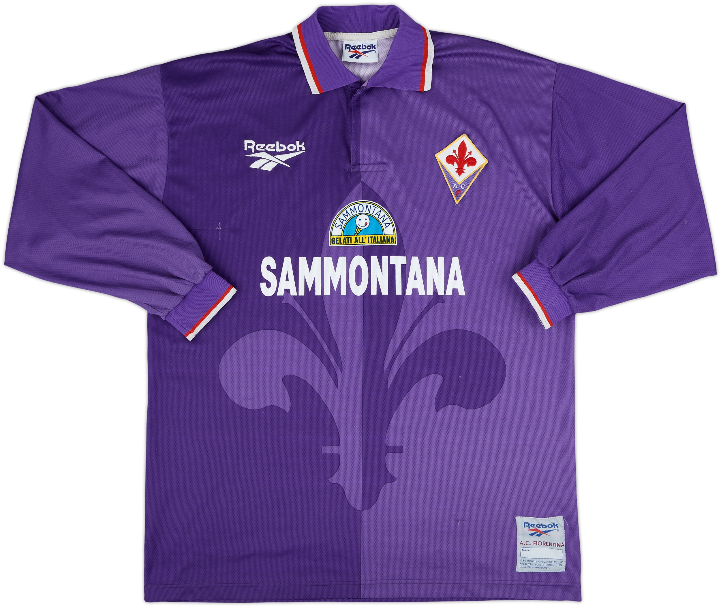 記念グッズ Fiorentina home Reebok 90s FIORENTINA 1995/1996 HOME FOOTBALL SHIRT REEBOK VINTAGE