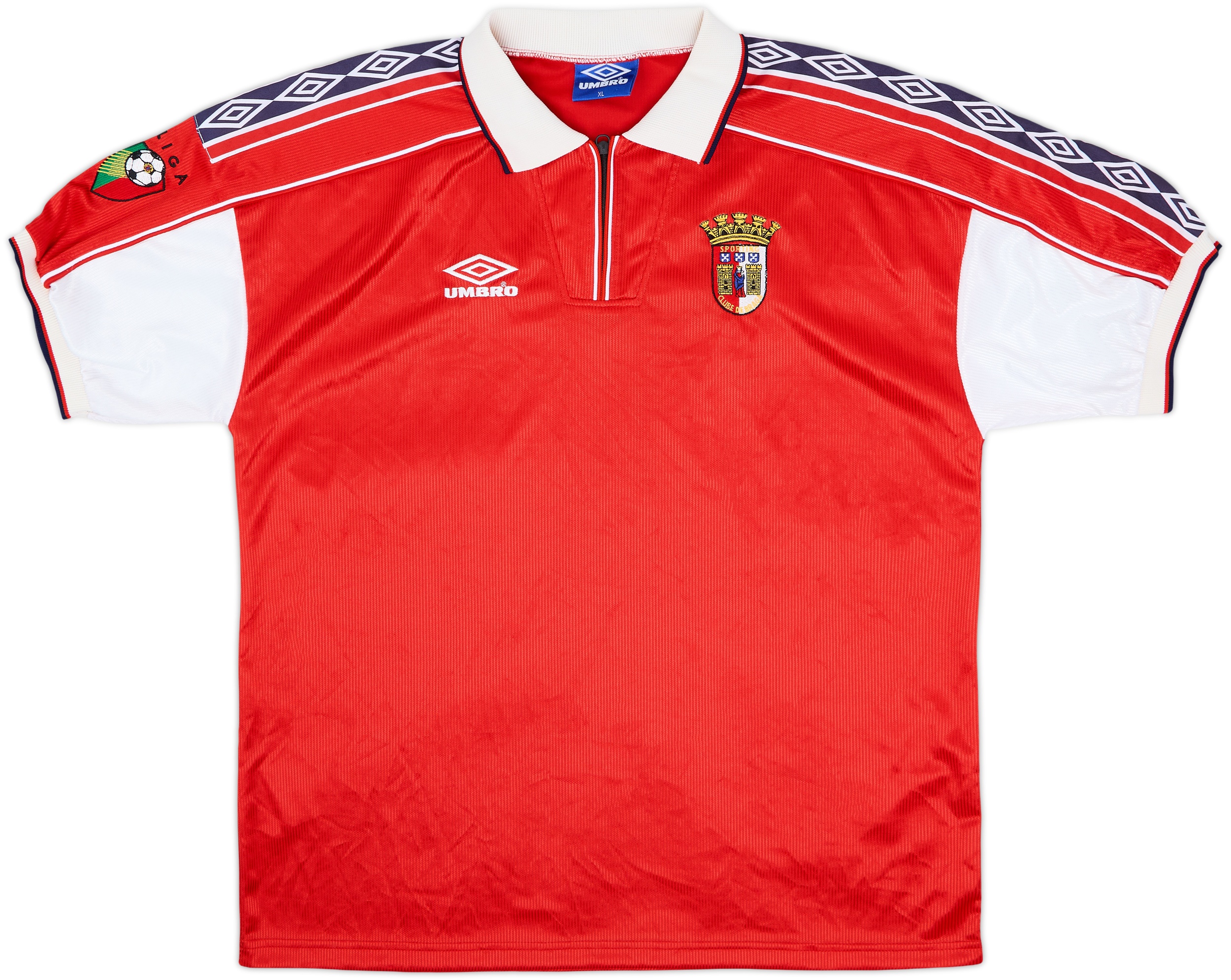 1999-00 Braga Home Shirt - 8/10 - (XL)
