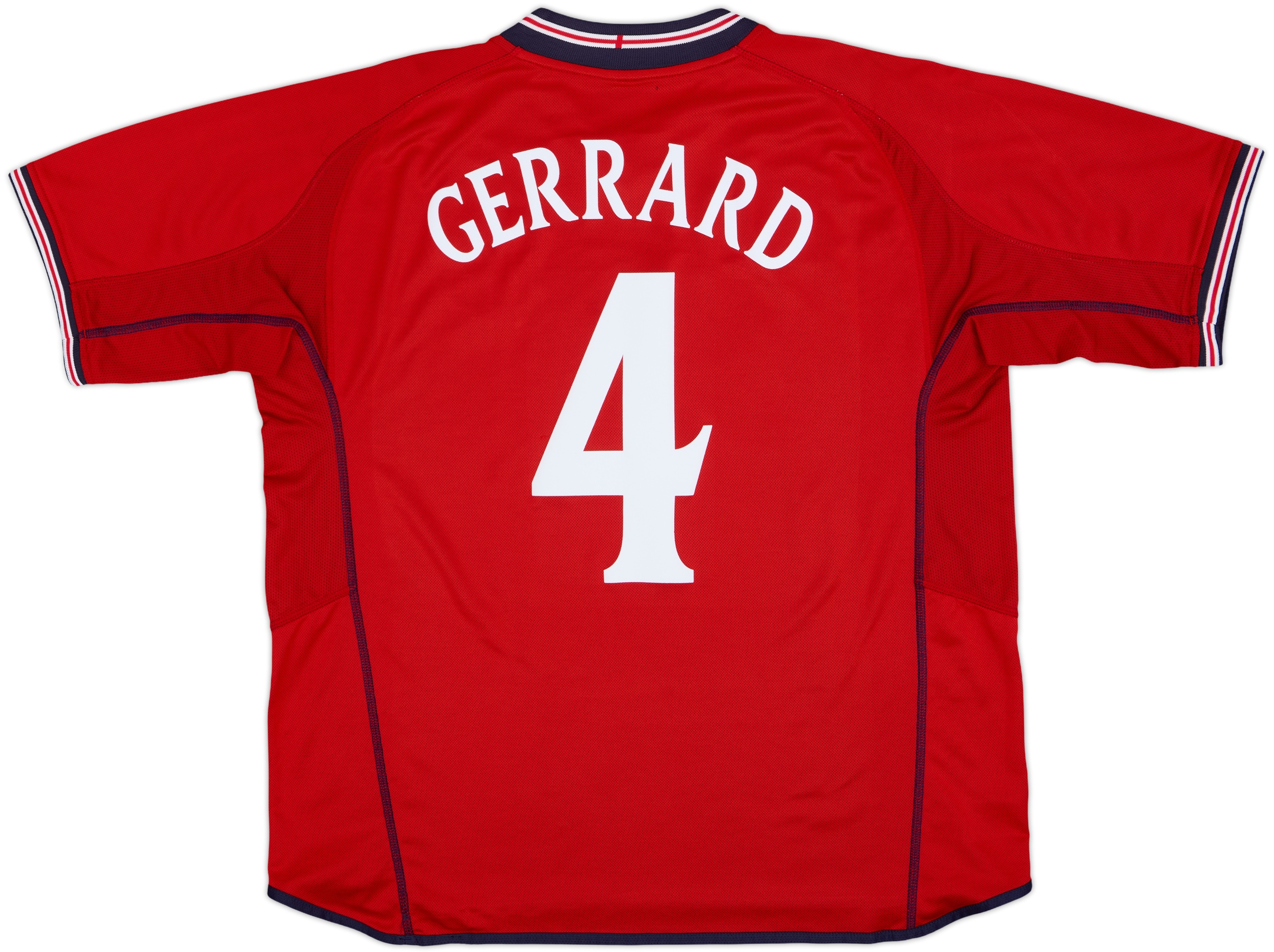 ウェア Steven Gerrard 2002-04 England Away 2002-04 England Away Shirt Gerrard #4 - 7/10 - (XL)