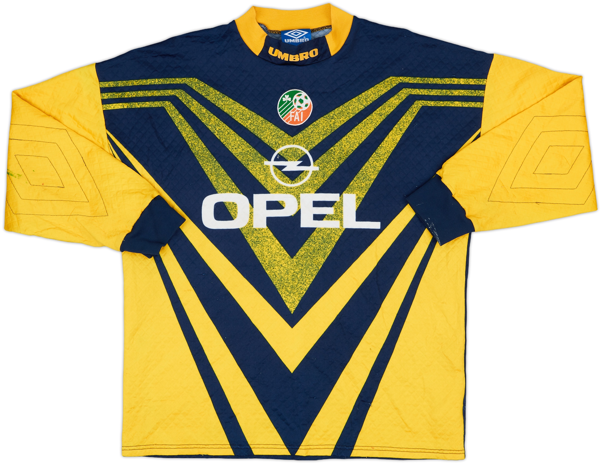 ウェア 95s IRELAND NATIONAL TEAM GAME SHIRTS Republic Of Ireland 1996 Home Jersey