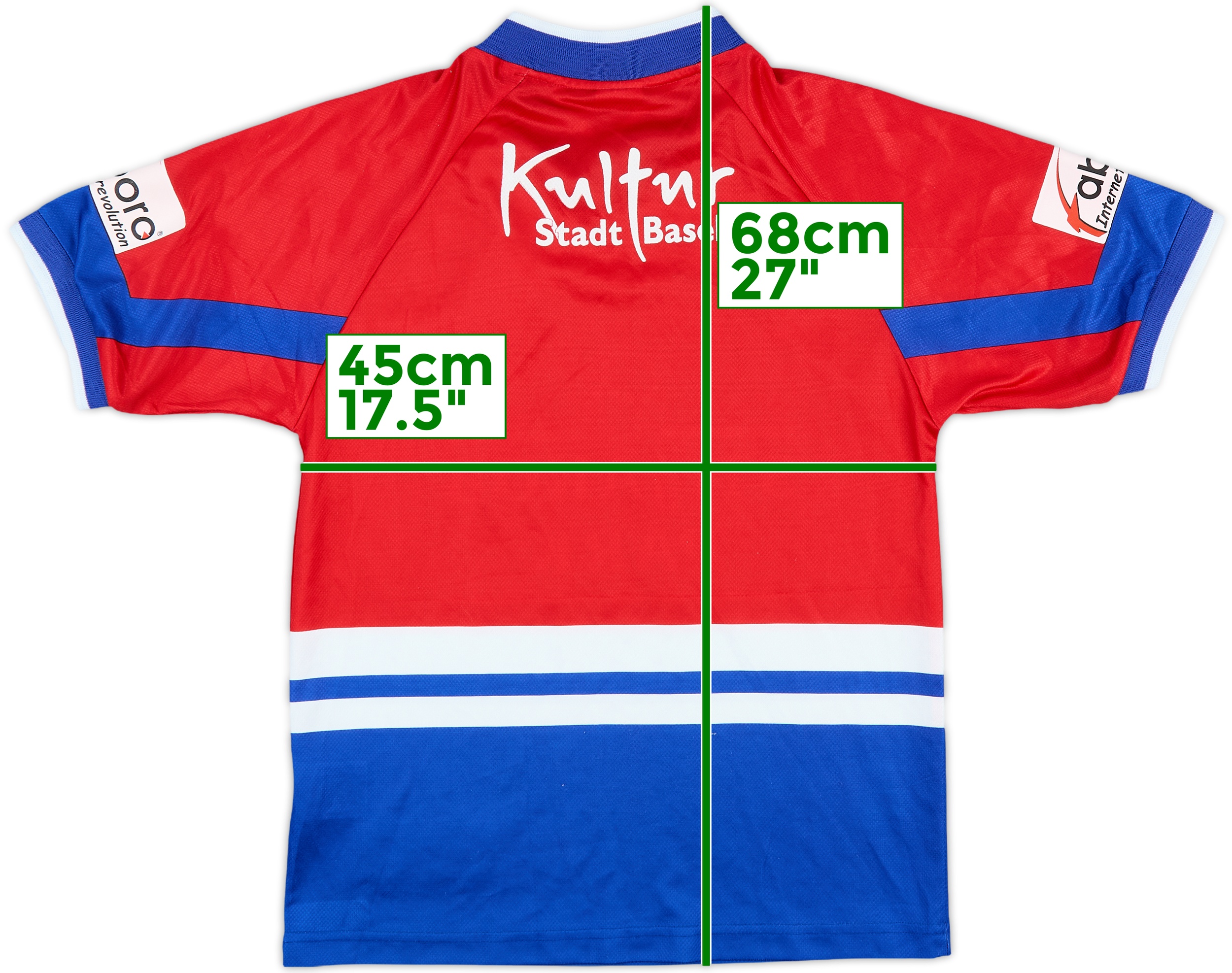 1997-98 FC Basel Home Shirt - 6/10 - (XS)
