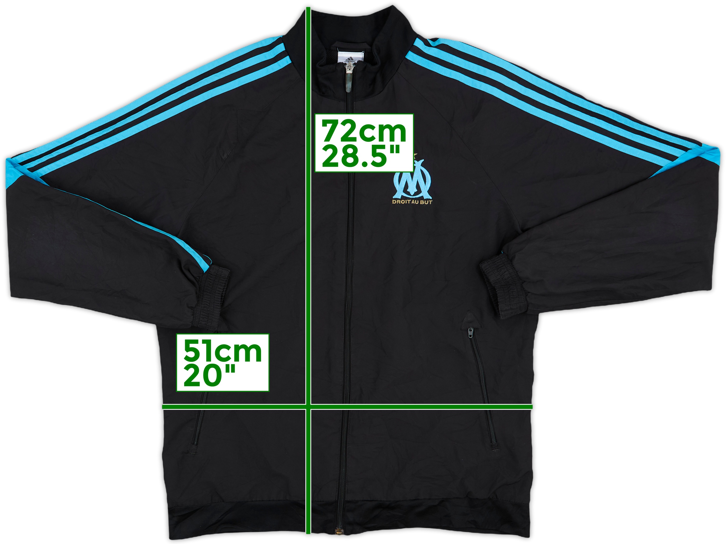 ウェア 00s adidas \"Olympique Marseille\" 2006-07 Olympique Marseille adidas Track Jacket - 9/10 - (M)