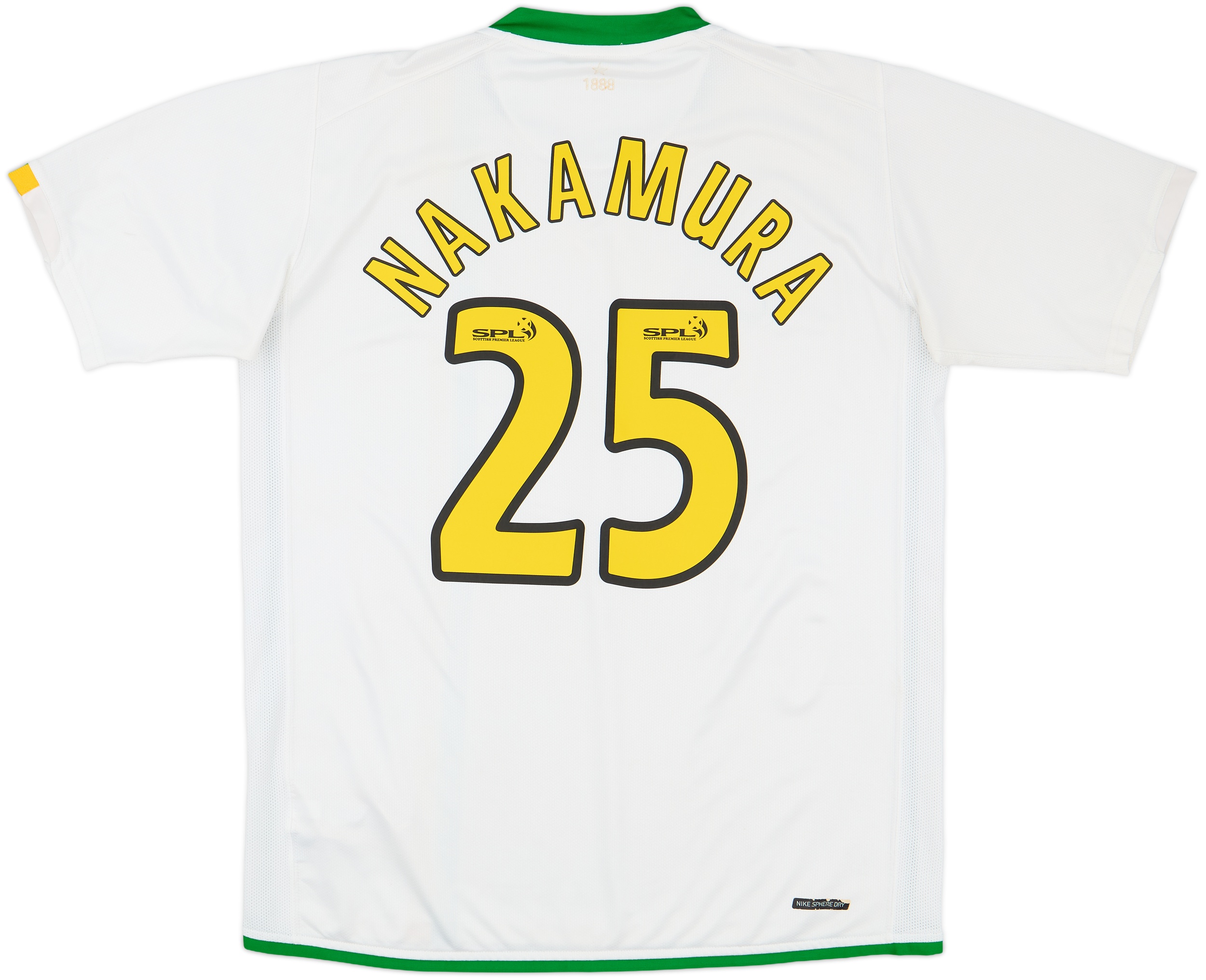 2006-08 Celtic Fourth Shirt Nakamura #25 - 8/10 - (L)
