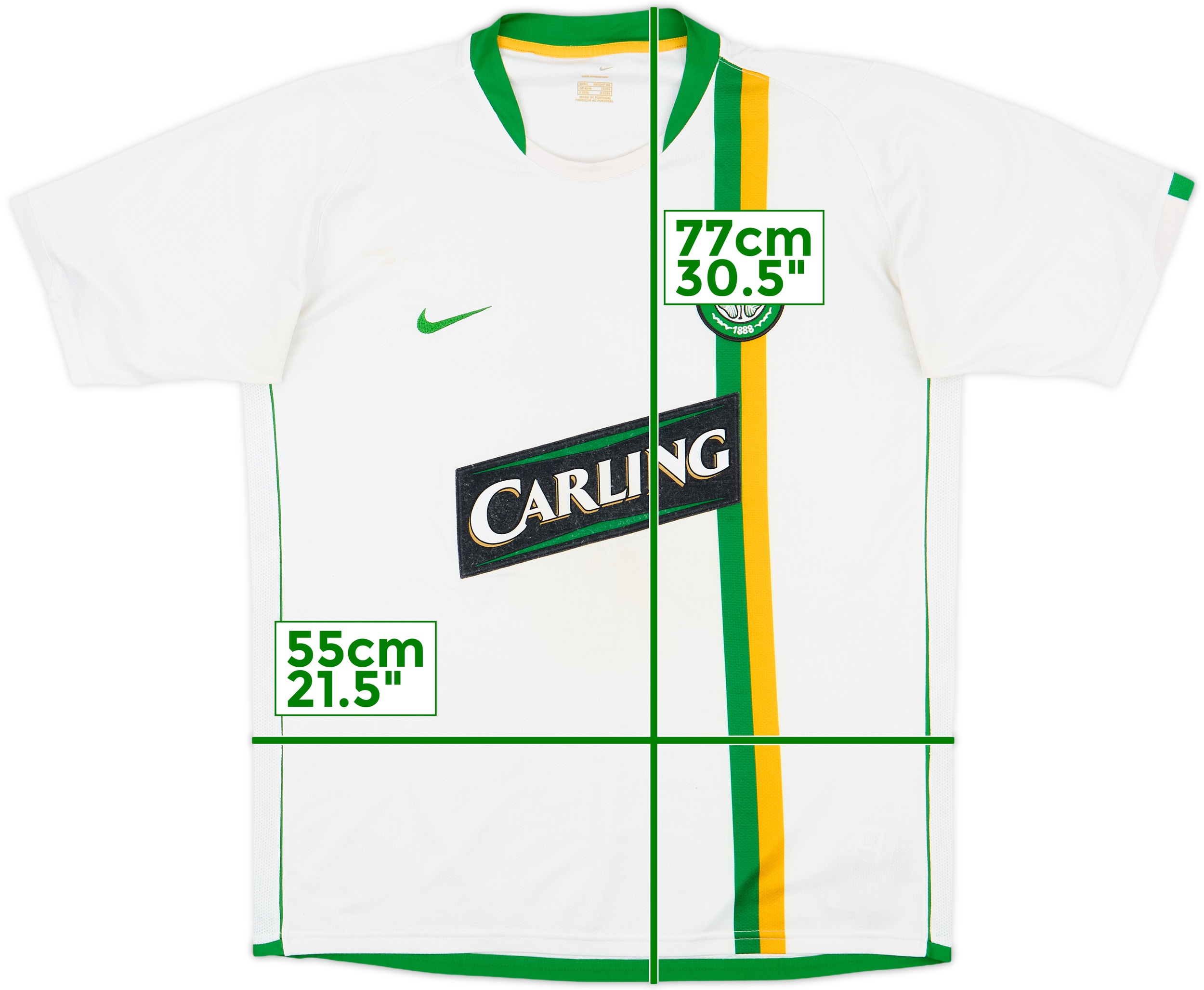 2006-08 Celtic Fourth Shirt Nakamura #25 - 8/10 - (L)