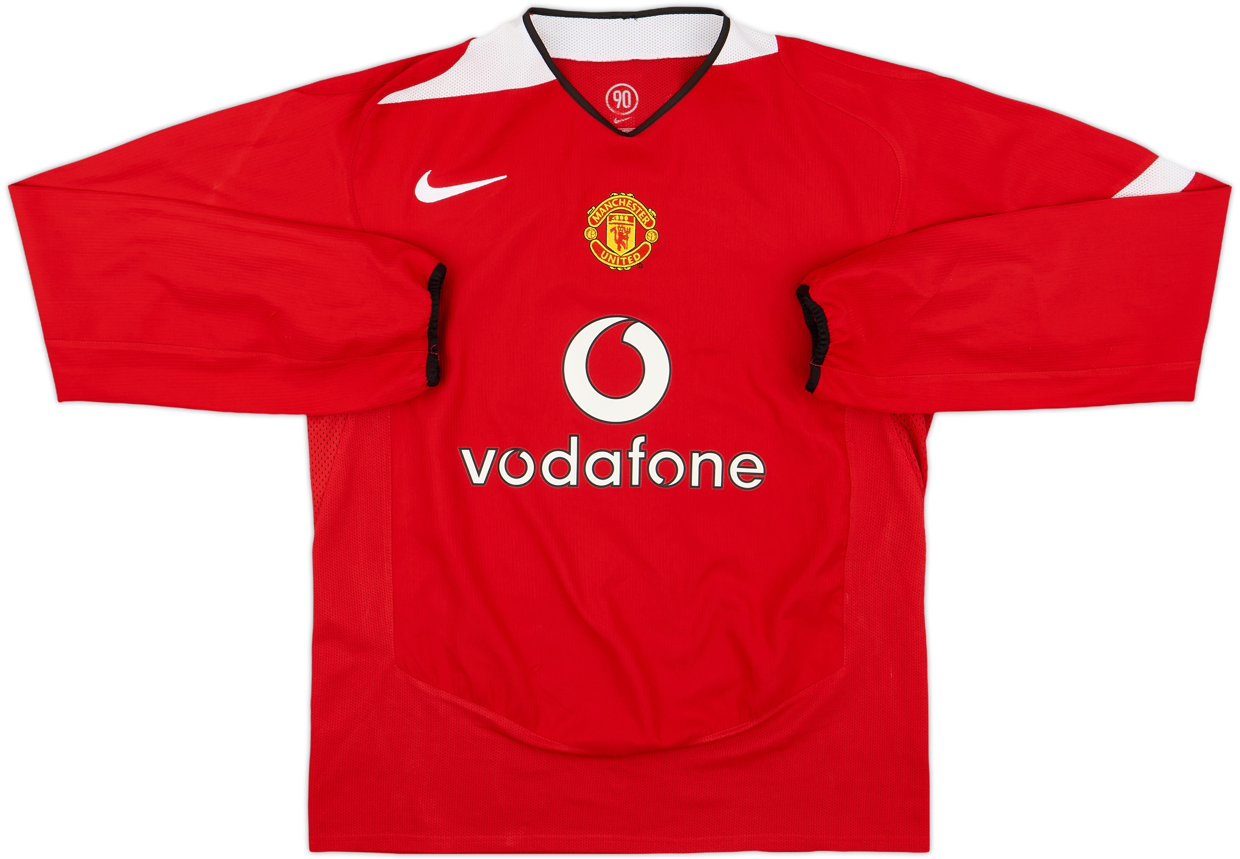 2004-06 Manchester United Home L/S Shirt Ronaldo #7 - 8/10 - (M)