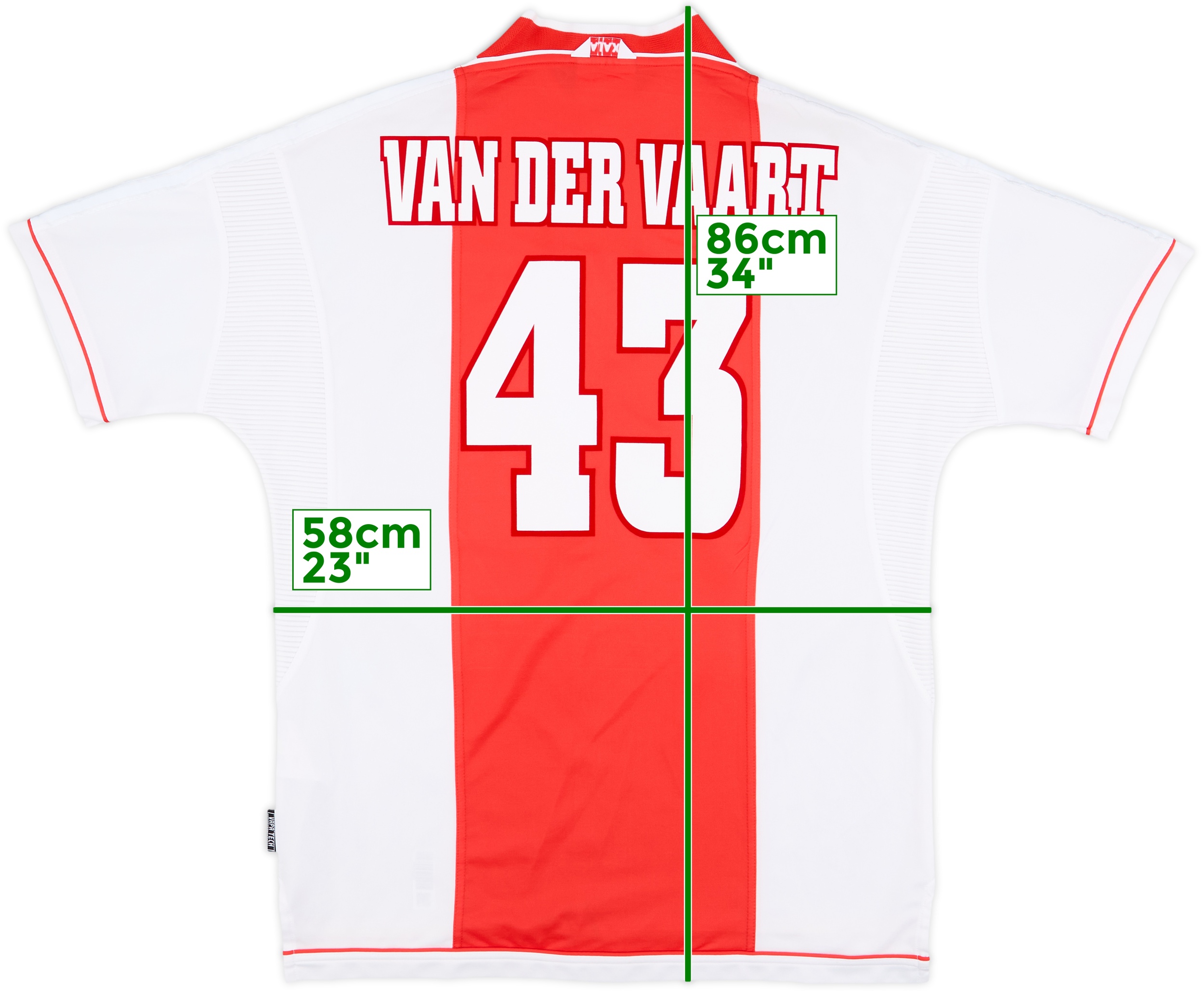 VAN DER VAART 背番号23 シャツ オレンジ ネイビー VAN DER VAART 背番号23 シャツ オレンジ ネイビー