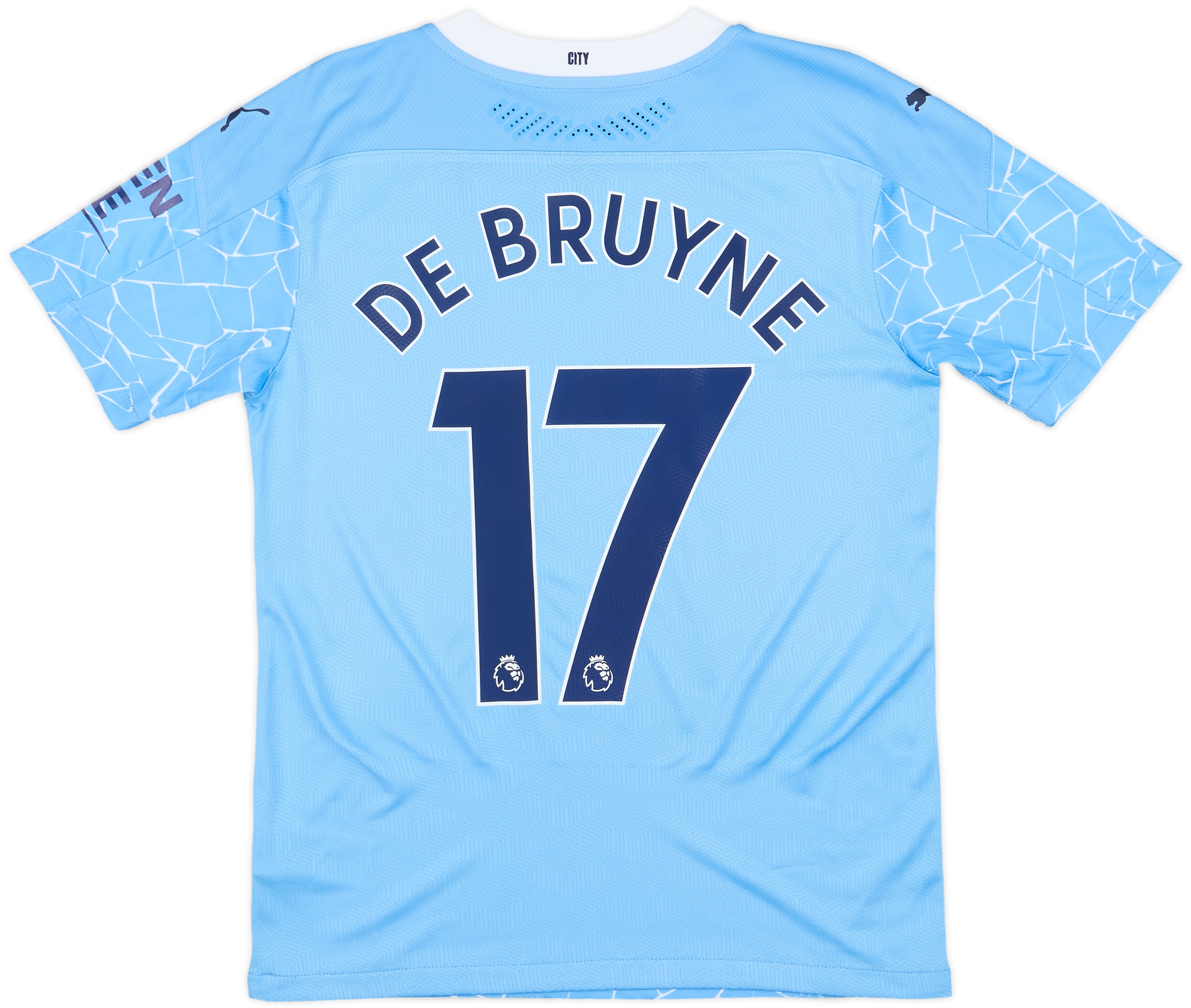 2020-21 Manchester City Authentic Home Shirt De Bruyne #17 (S)