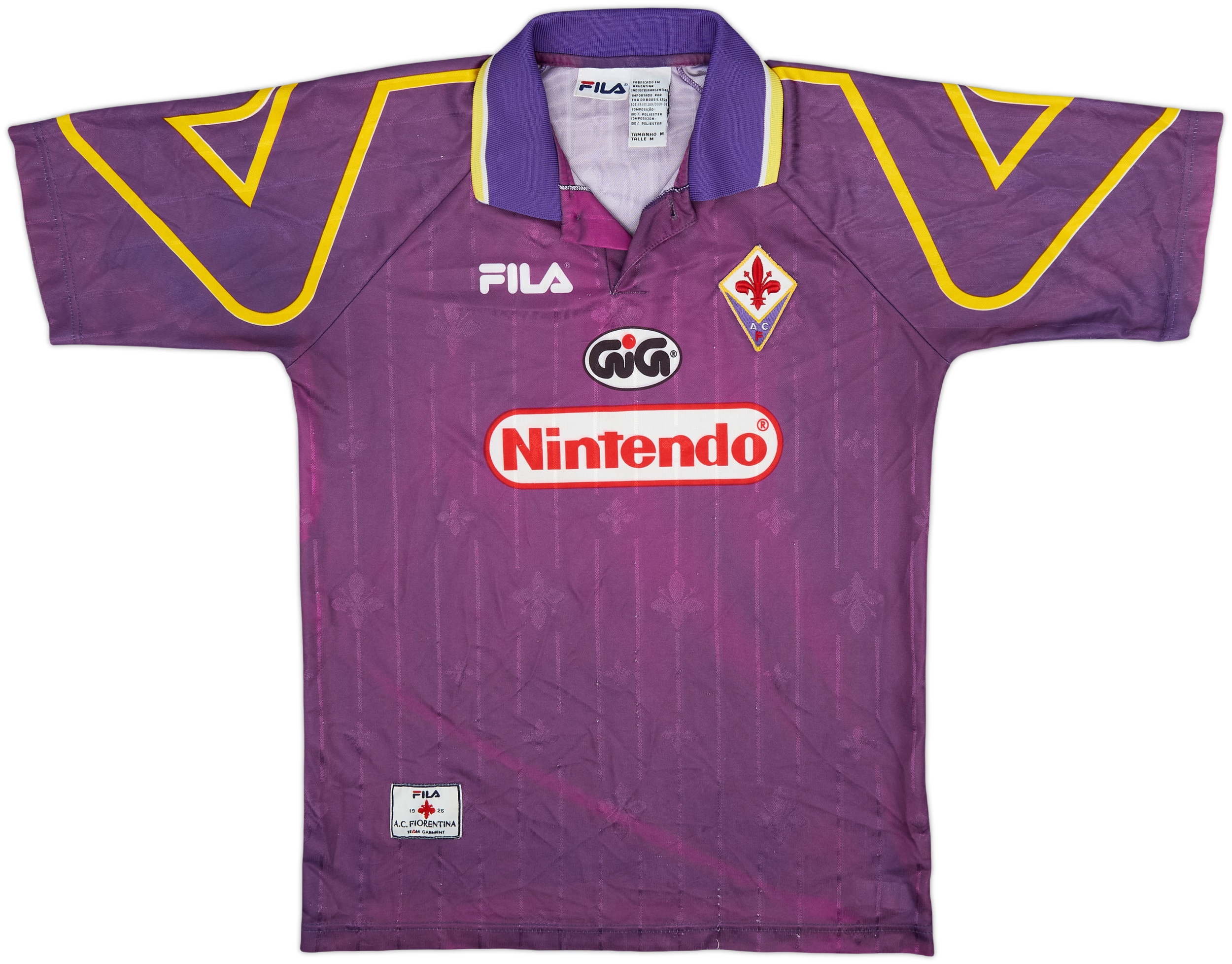 Fanion Fiorentina – Football – Violet – Très Bon état