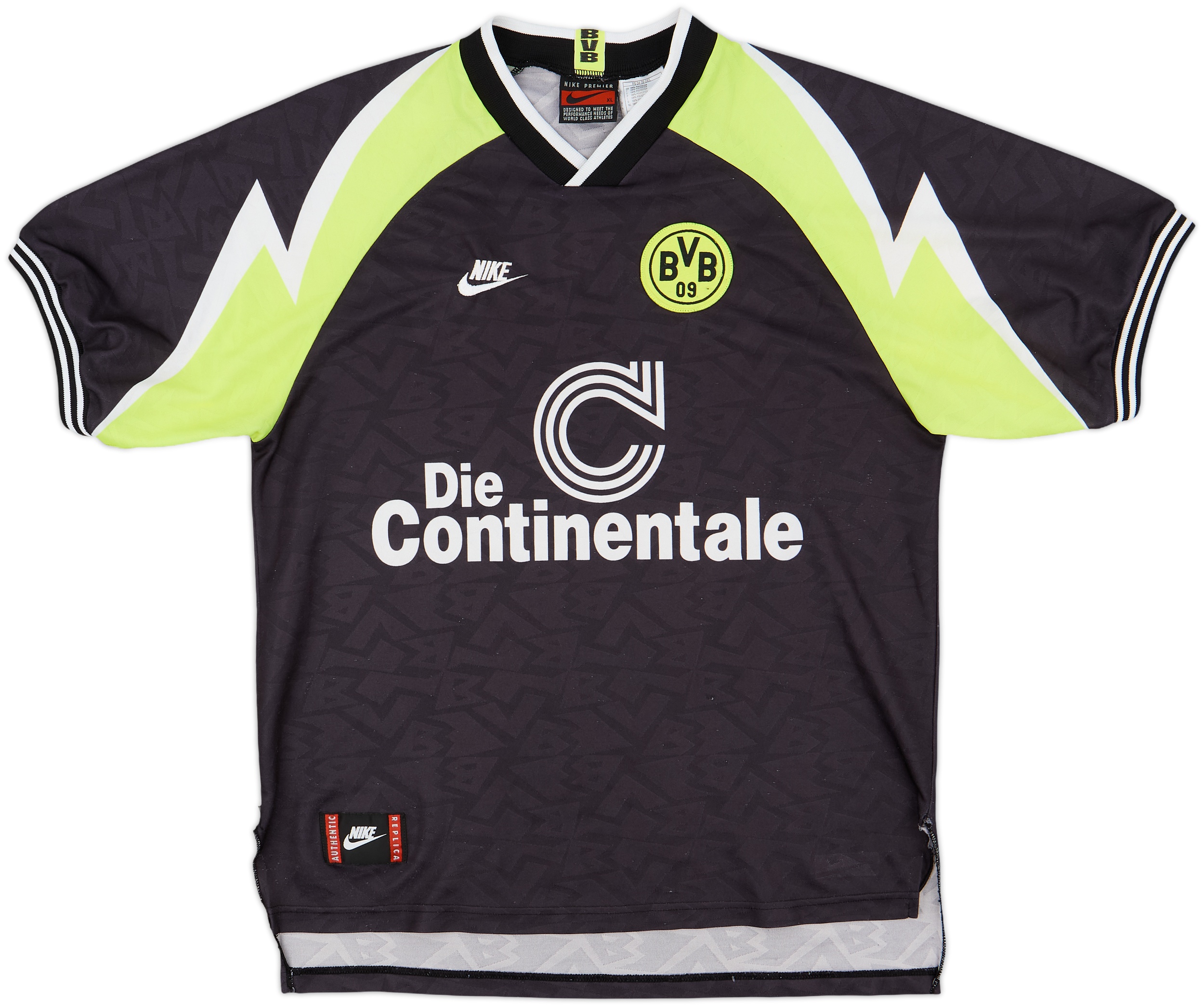 NIKE Borussia Dortmund 1995/96 サッカーシャツ Nike 1995-96 BORUSSIA DORTMUND SHIRT TRIKOT L | eBay