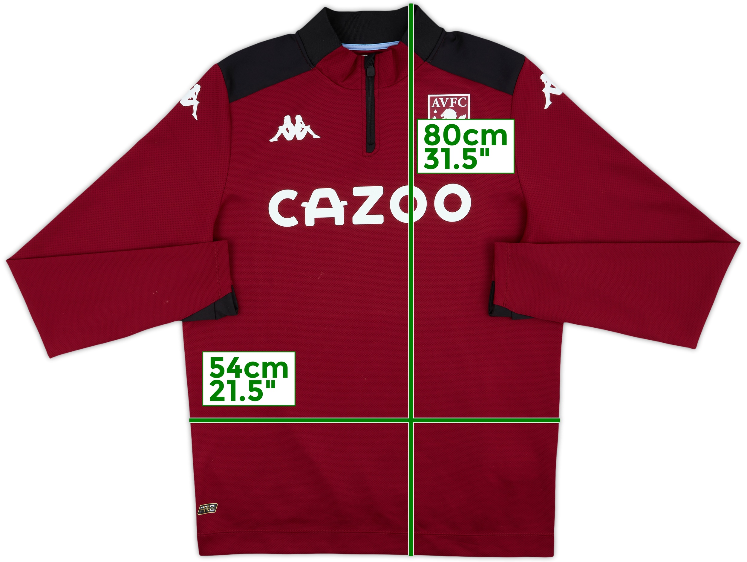 Aston Villa Kappa ホワイトジャージ Aston Villa Kappa ホワイトジャージ 公式 Aston Villa アパレル