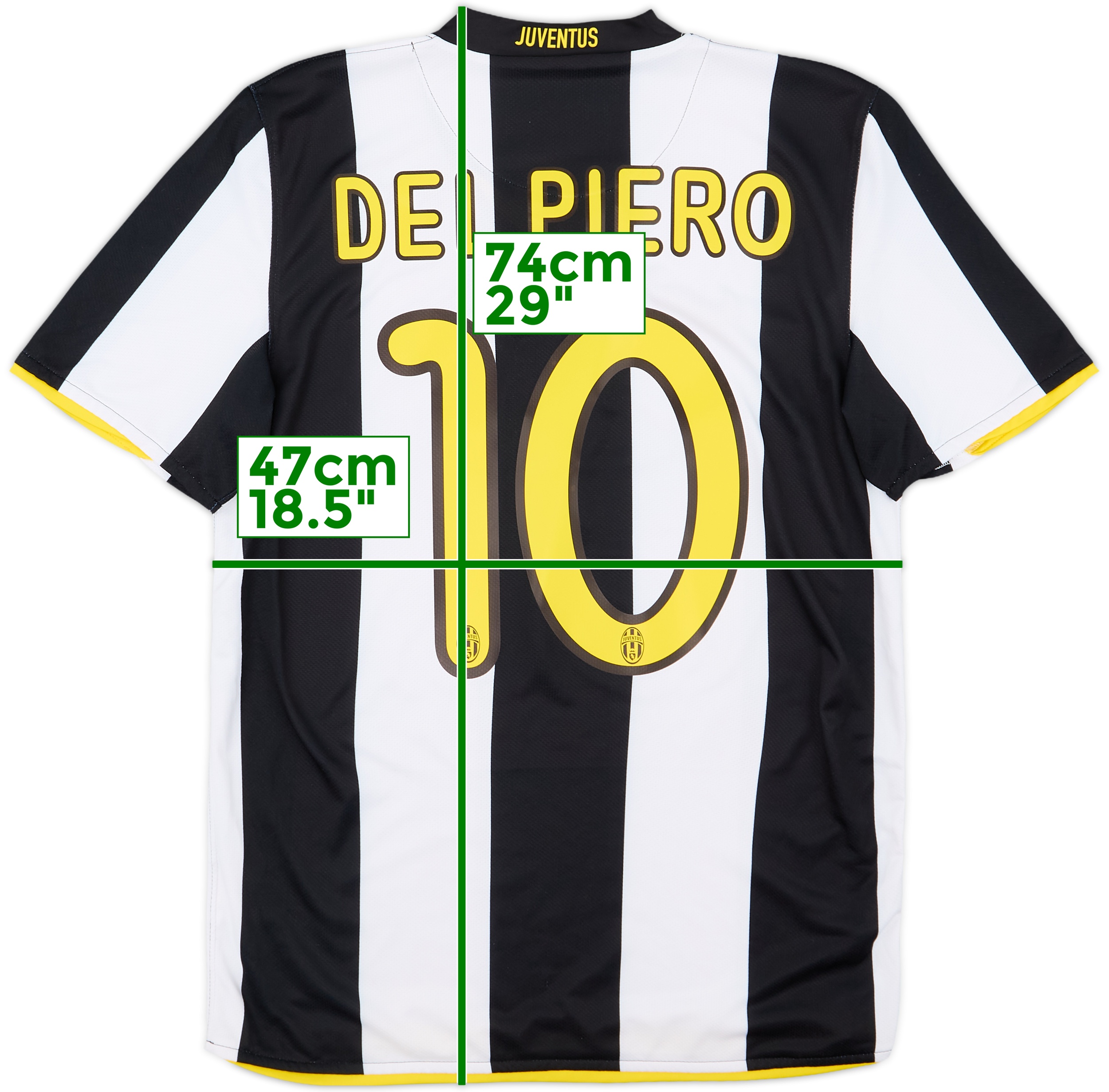 Juventus DEL PIERO 10番シャツ 240425514744-