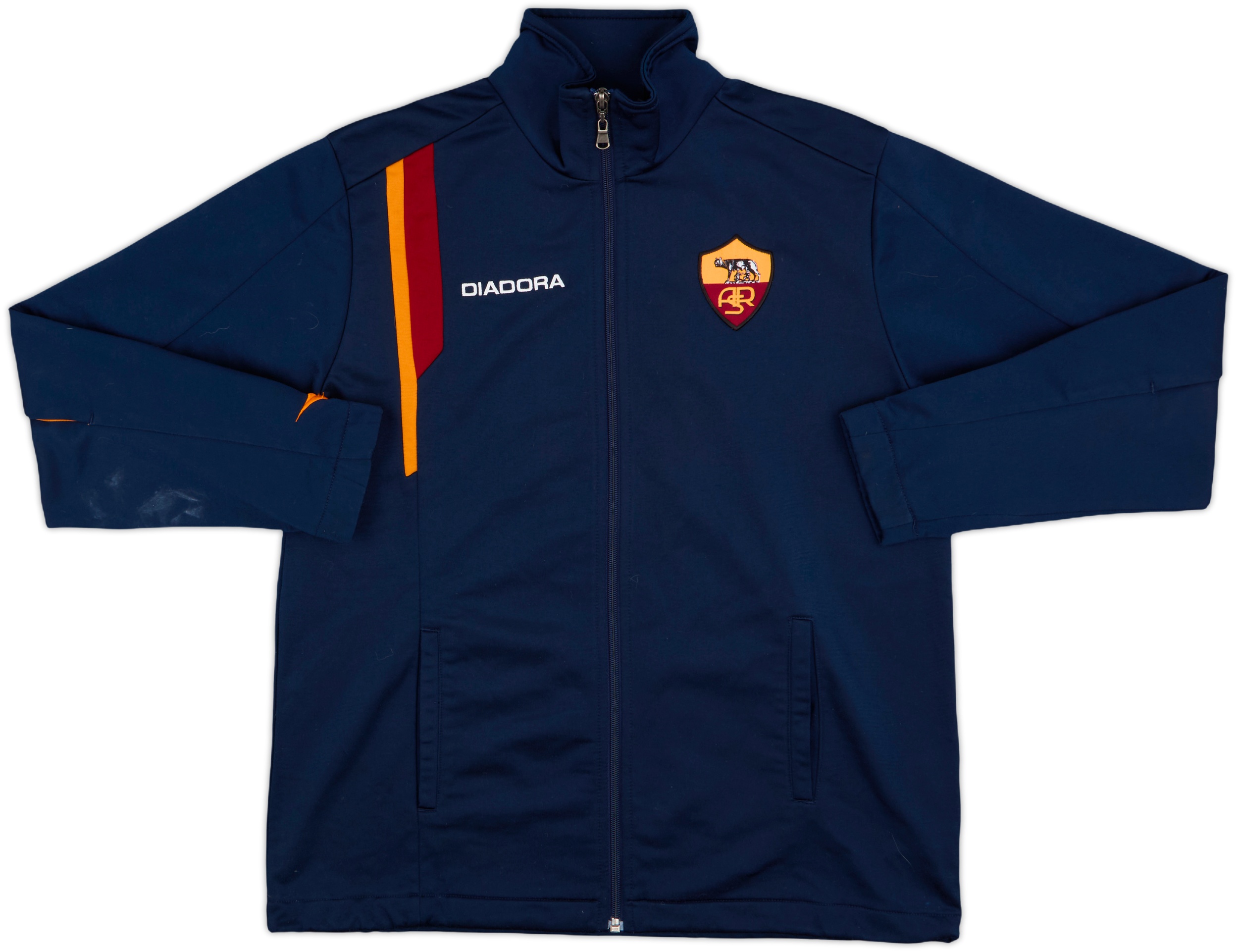 2004-05 Roma Diadora Track Jacket - 8/10 - (XXL.Boys)