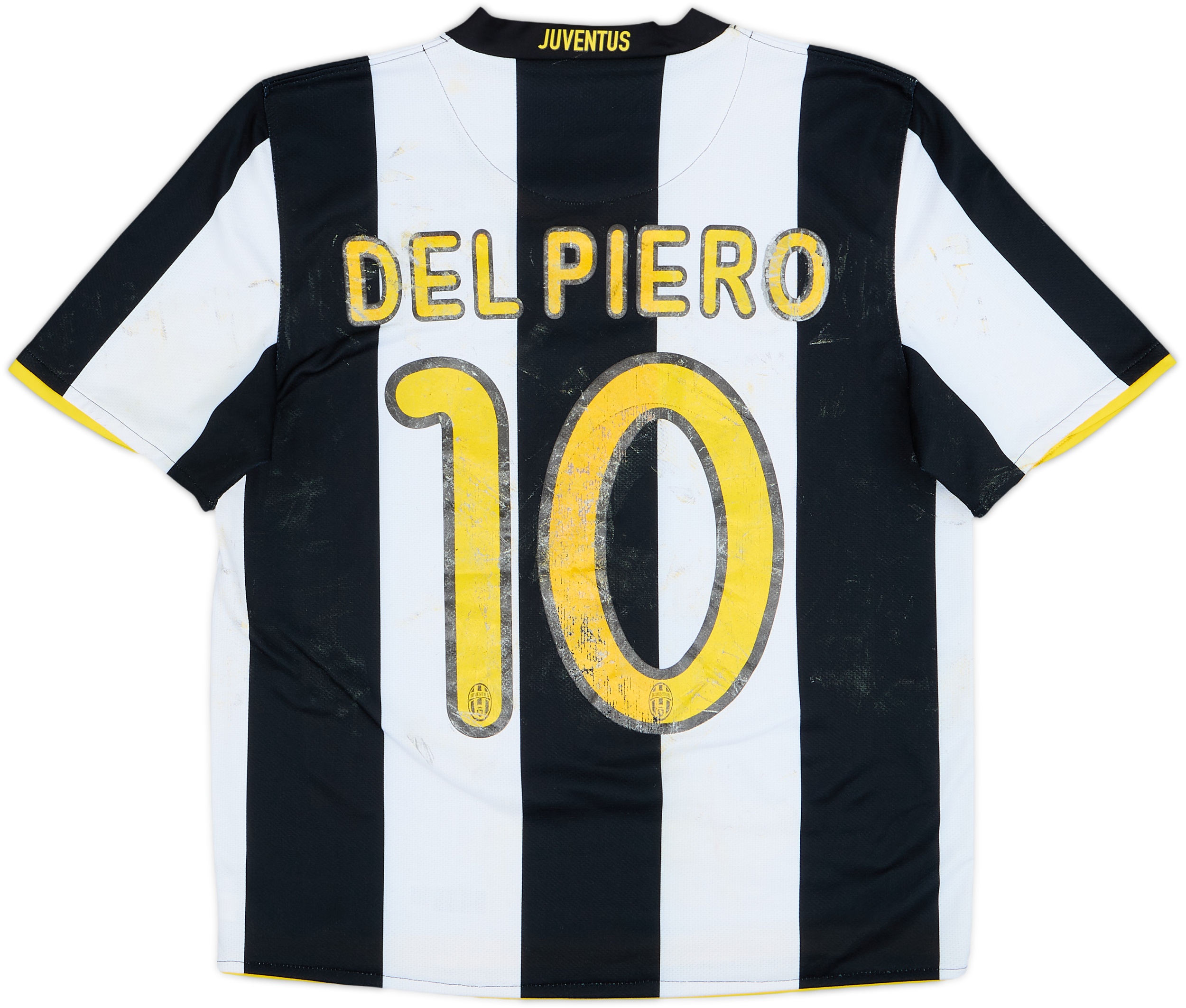2008-09 Juventus Home Shirt Del Piero #10 - 3/10 - (S)