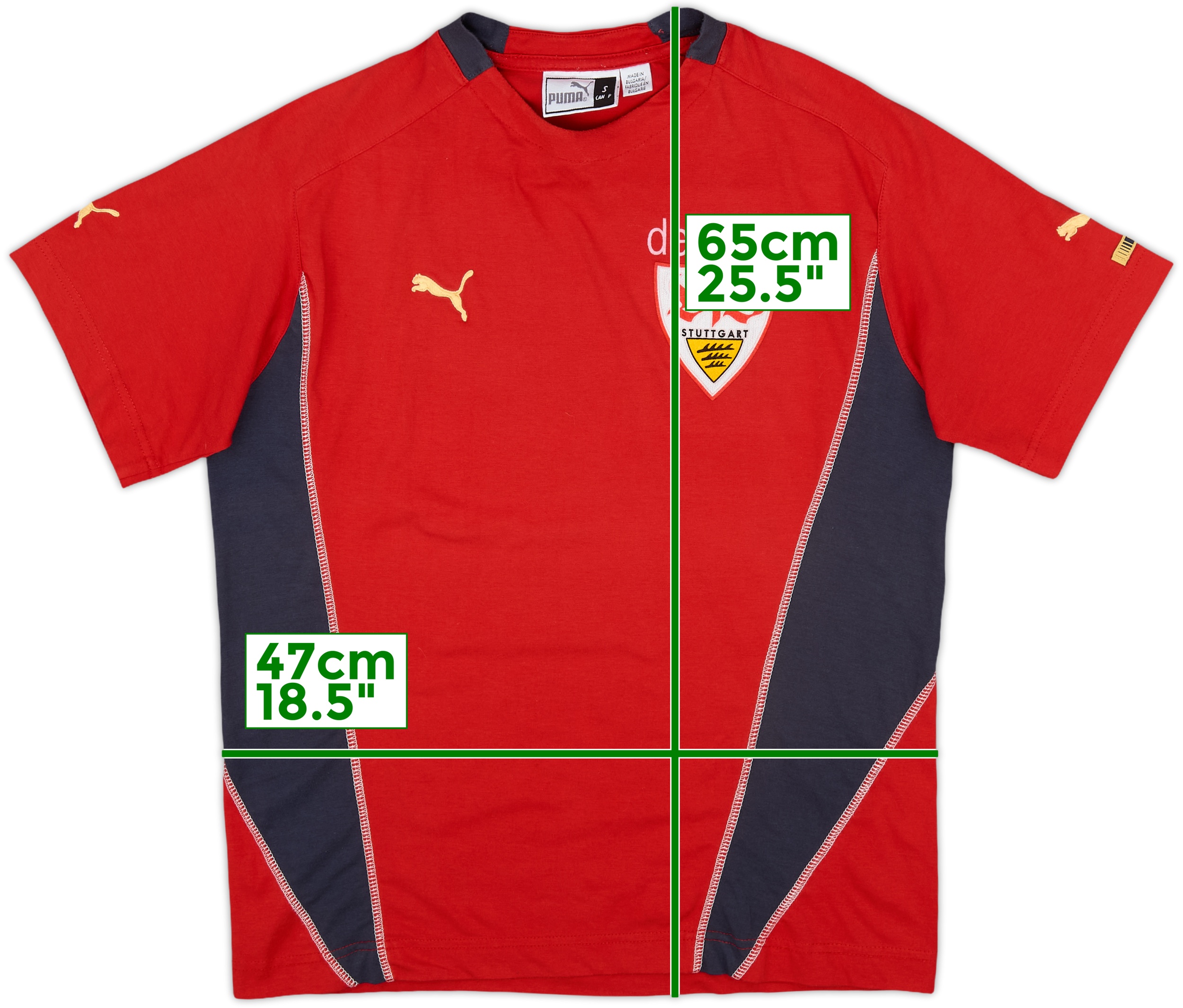 2002-03 Stuttgart Puma Cotton Tee - 8/10 - (S)