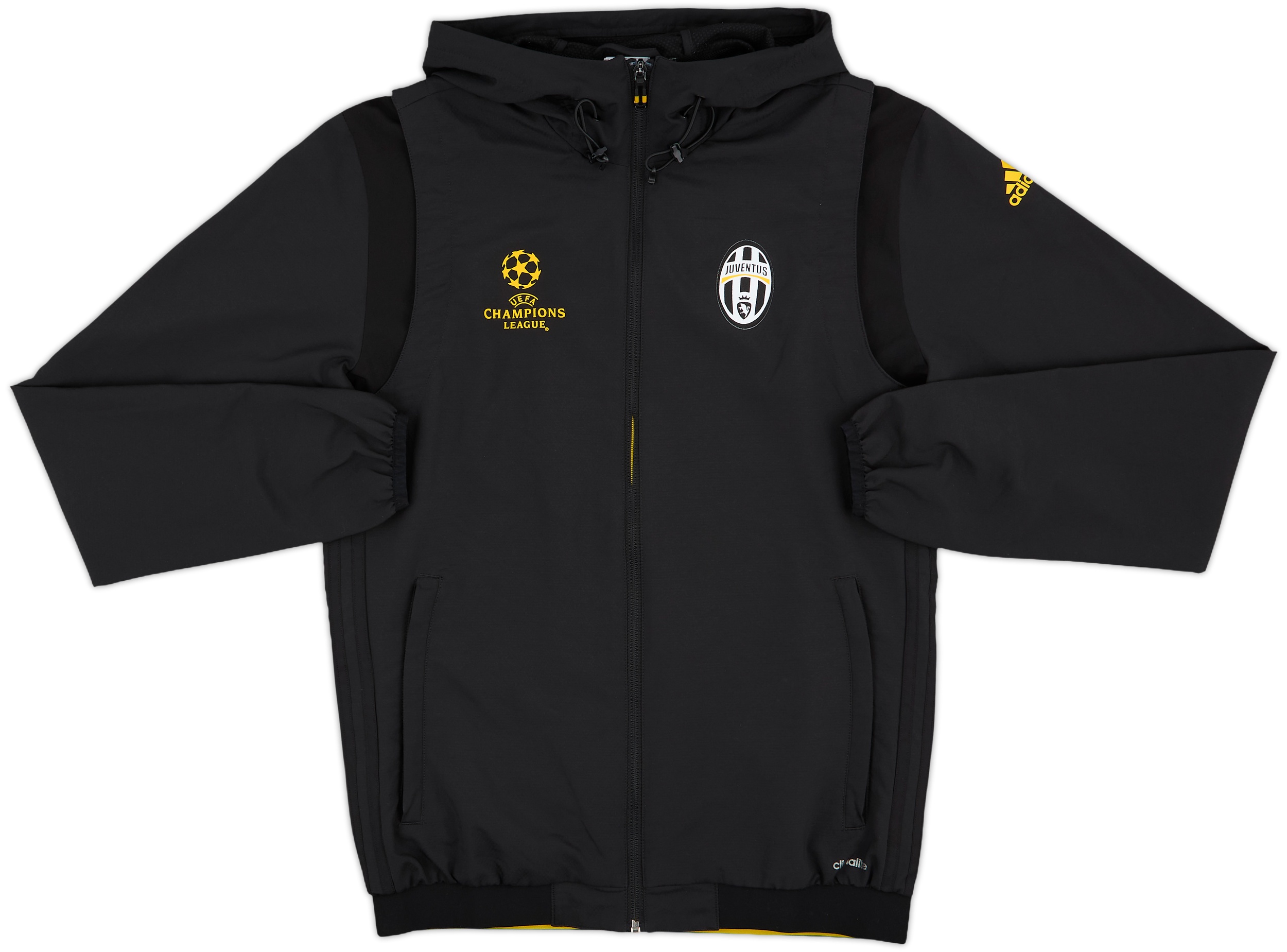 2016-17 Juventus adidas CL Hooded Track Jacket - 9/10 - (S)