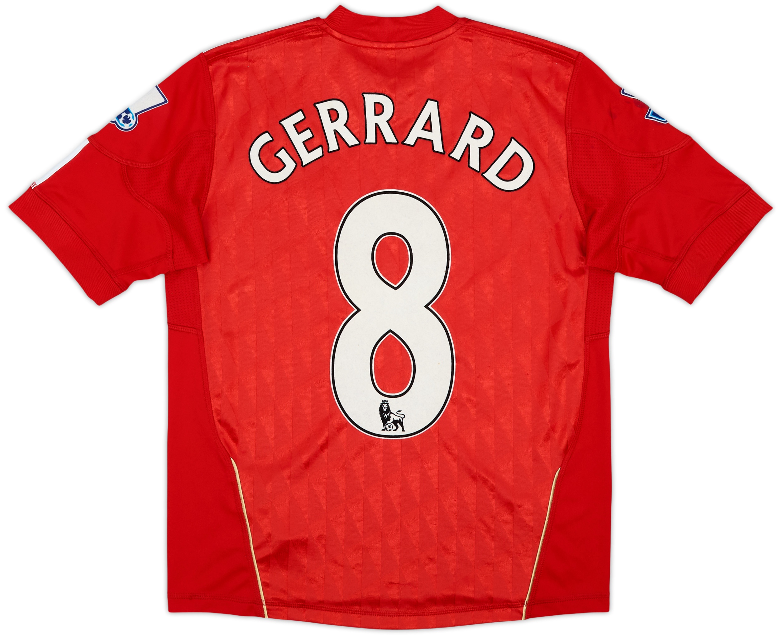 リバプール GERRARD 8 サイズ【M】 Steven Gerrard #8 Liverpool FC 2019 -20 New Balance Red Home
