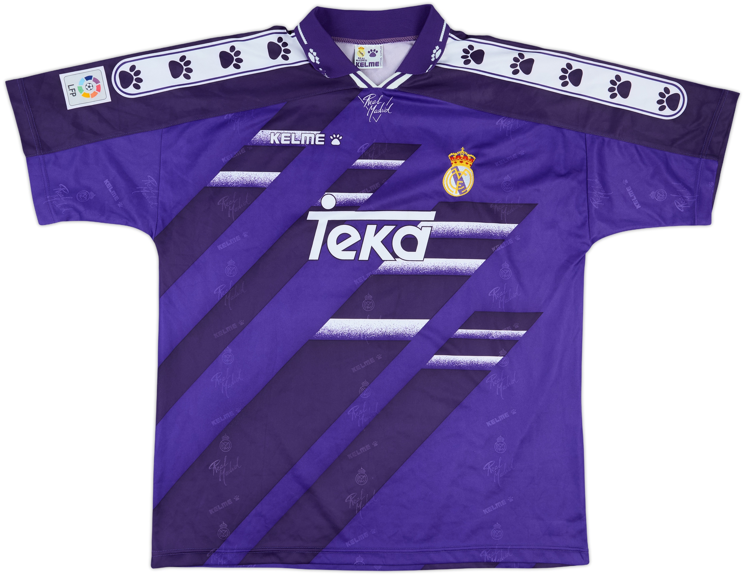 KELME 1994〜96 Real Madrid アウェイユニ背番号20 1994-96 Real Madrid Away Shirt - 8/10 - (XL)