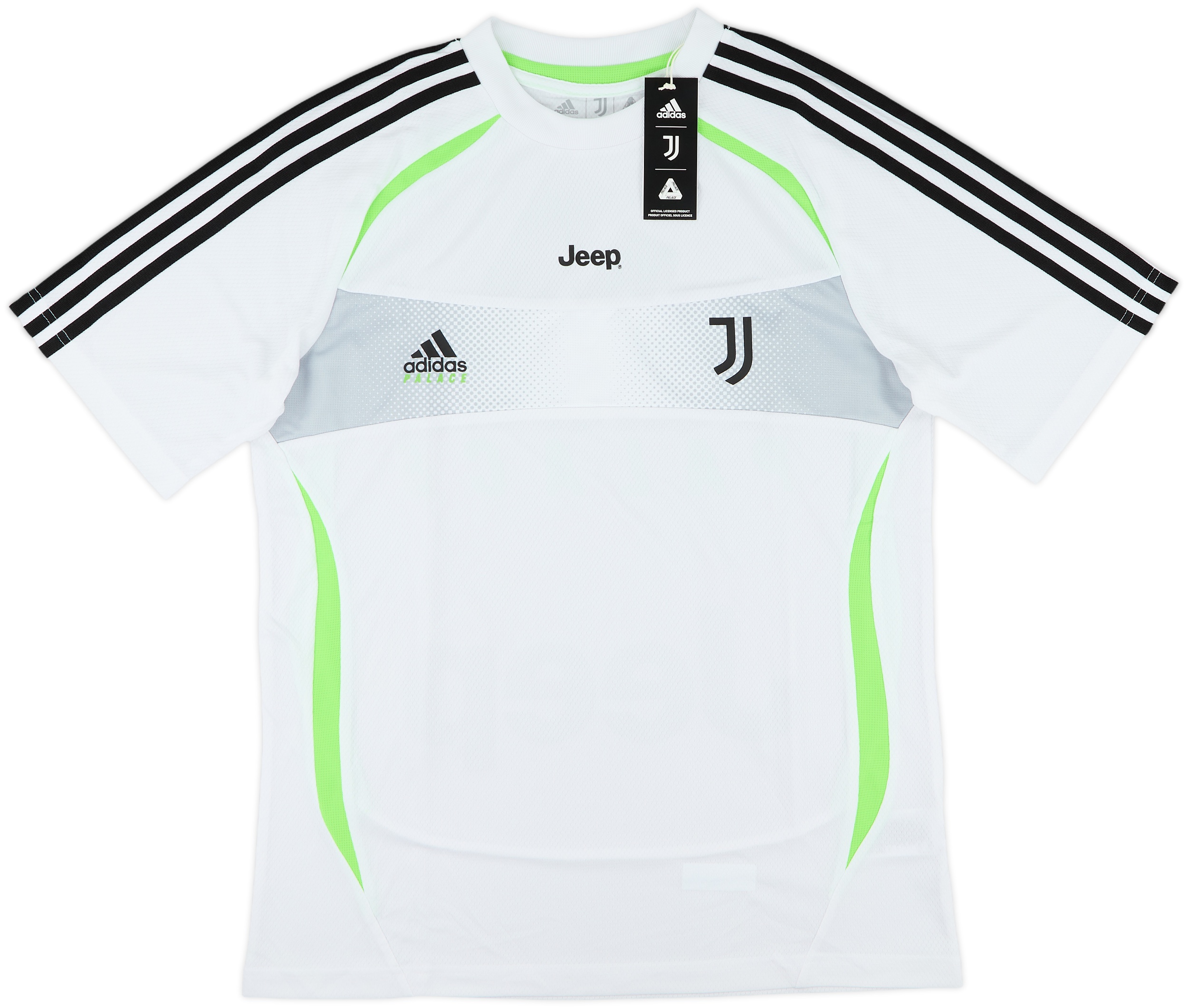 adidas×PALACE×JUVENTUS 半袖トレーニングトップ M 白 2019-20 Juventus x Palace adidas Training Shirt (M)