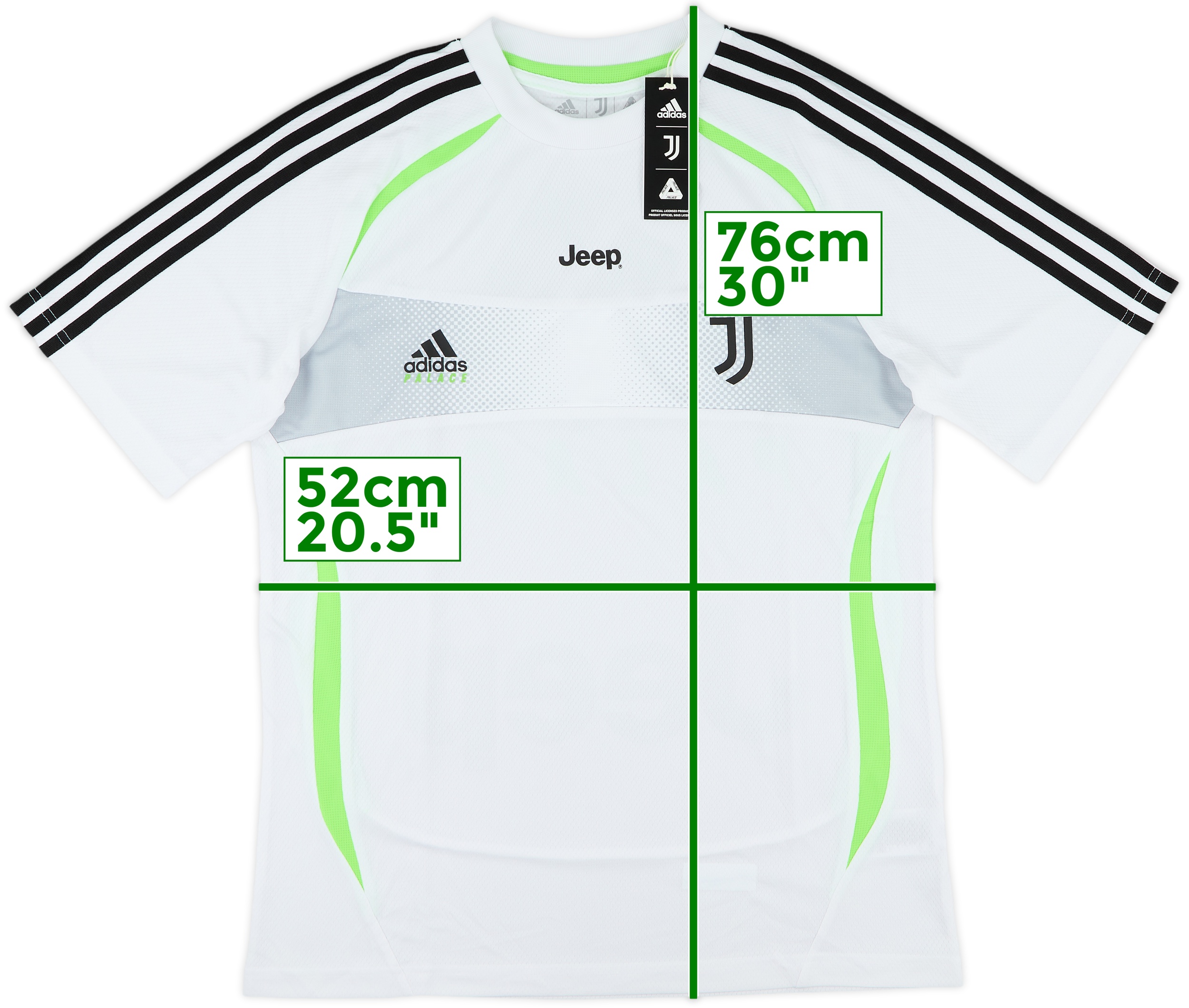 adidas×PALACE×JUVENTUS 半袖トレーニングトップ Mサイズ 2019-20 Juventus x Palace adidas Training Shirt (M)