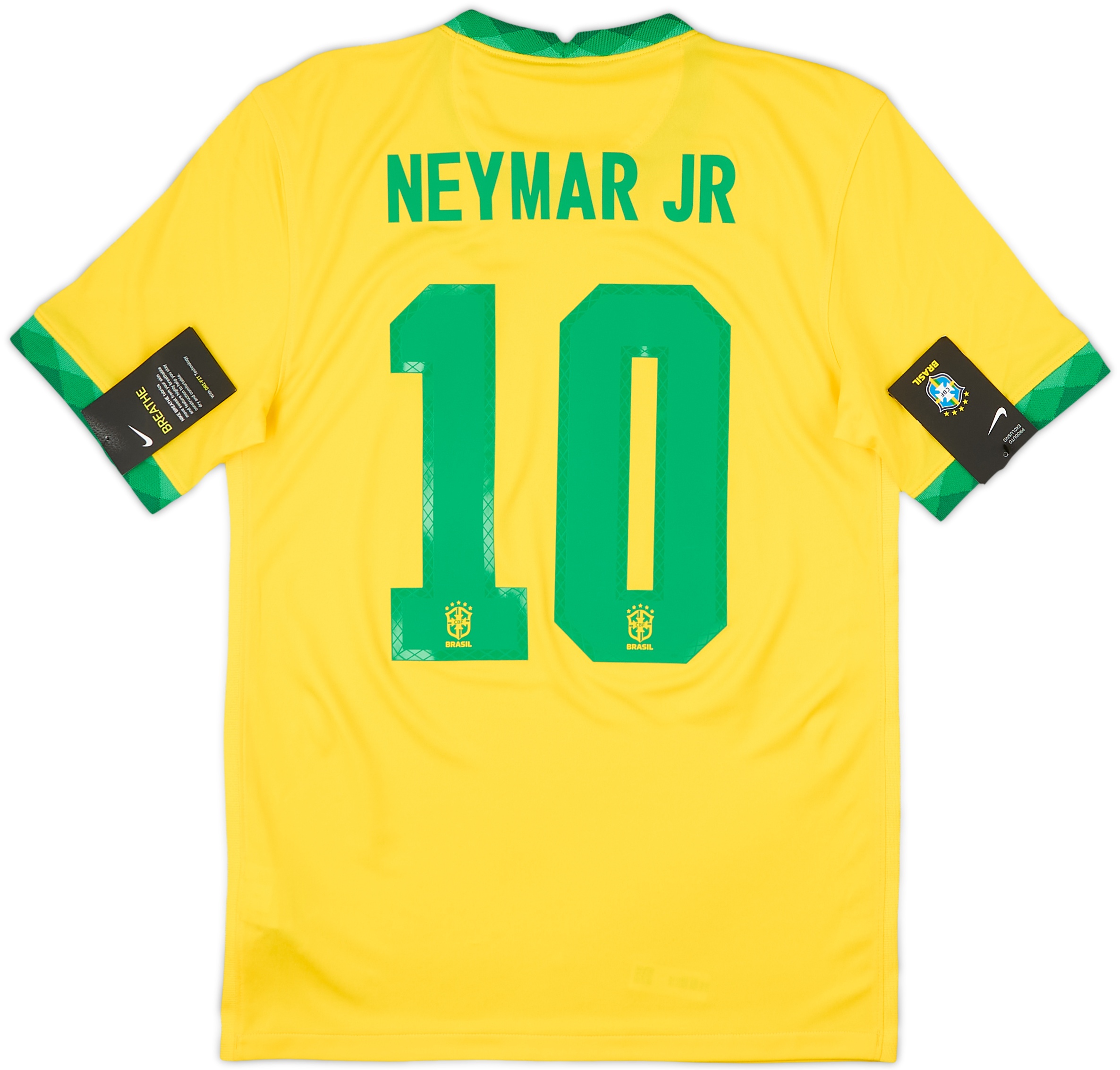 2020-21 Brazil Home Shirt Neymar #10 (S)