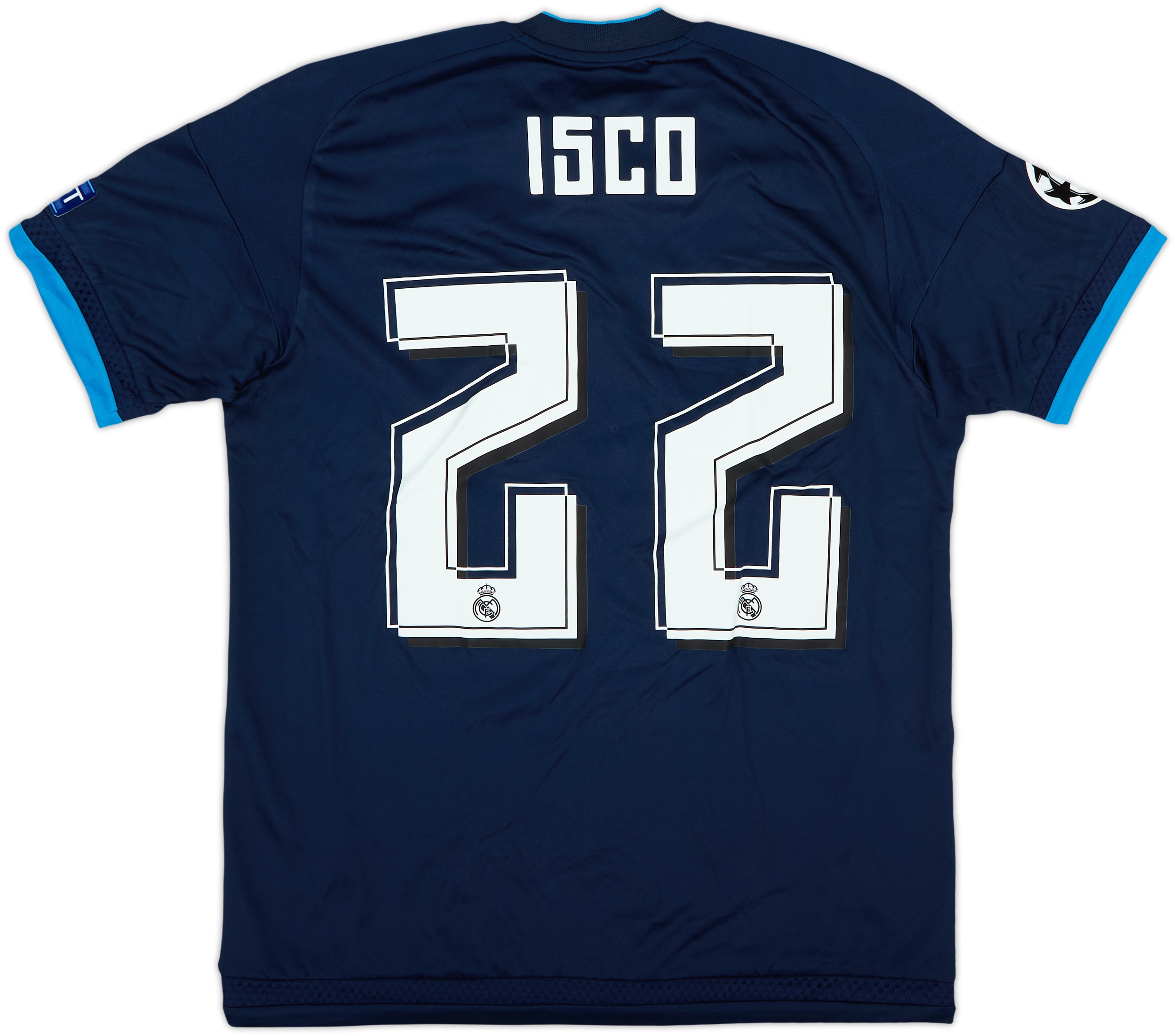2015-16 Real Madrid Third Shirt Isco #22 - 8/10 - (S)