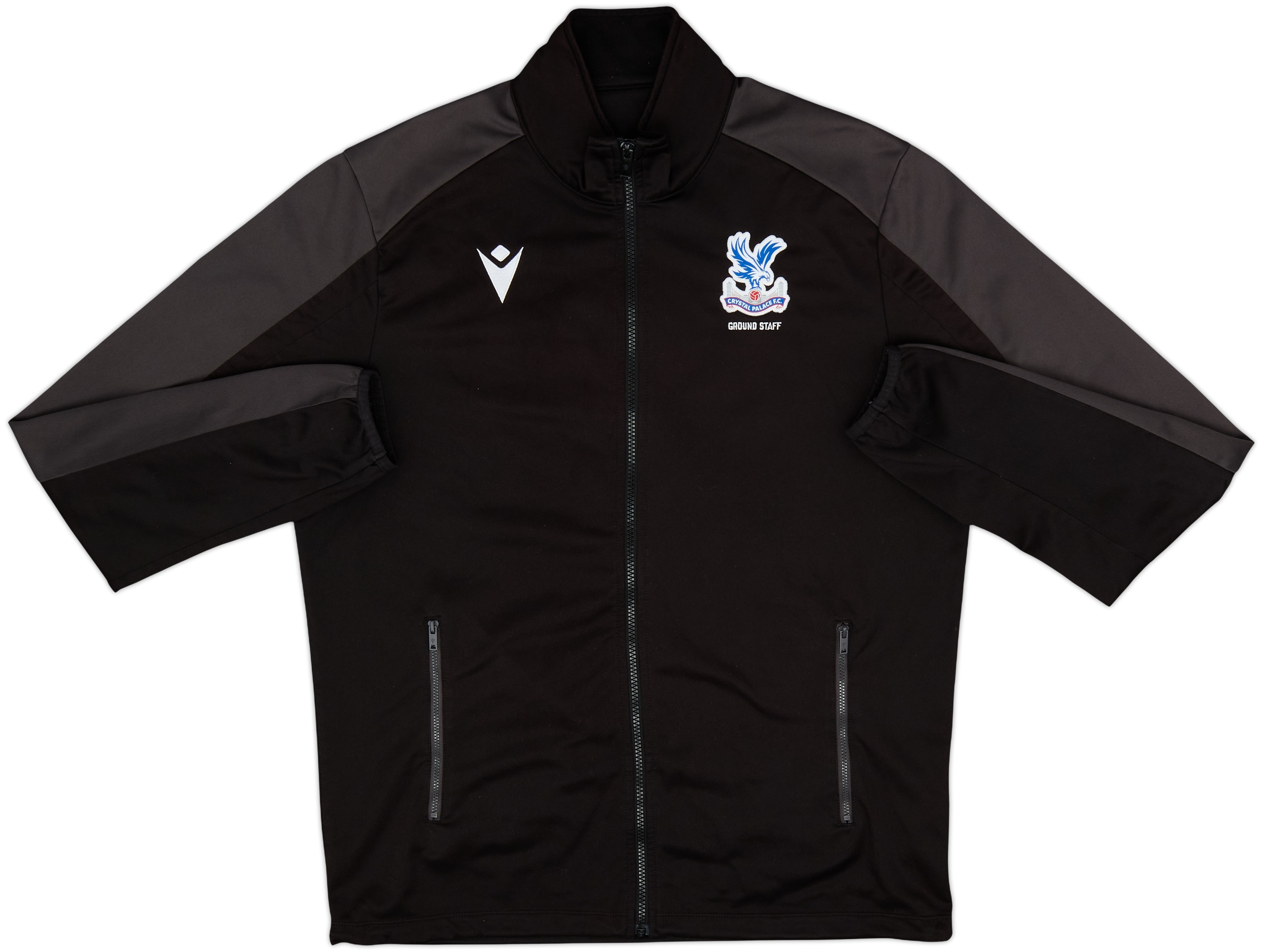 2022-23 Crystal Palace Ground Staff Macron Track Jacket - 8/10 - (M)