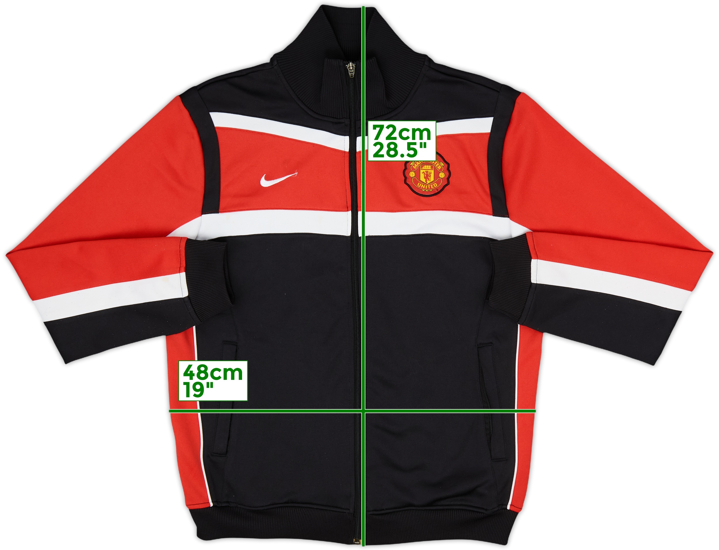 2008-09 Manchester United Nike Track Jacket - 7/10 - (S)