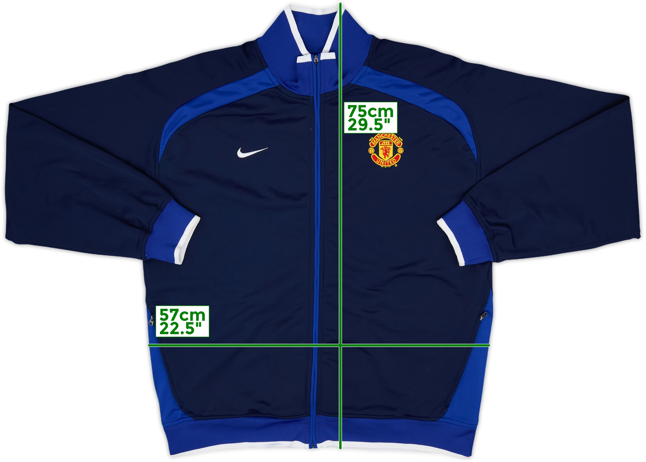 2006-07 Manchester United Nike Track Jacket - 8/10 - (L)