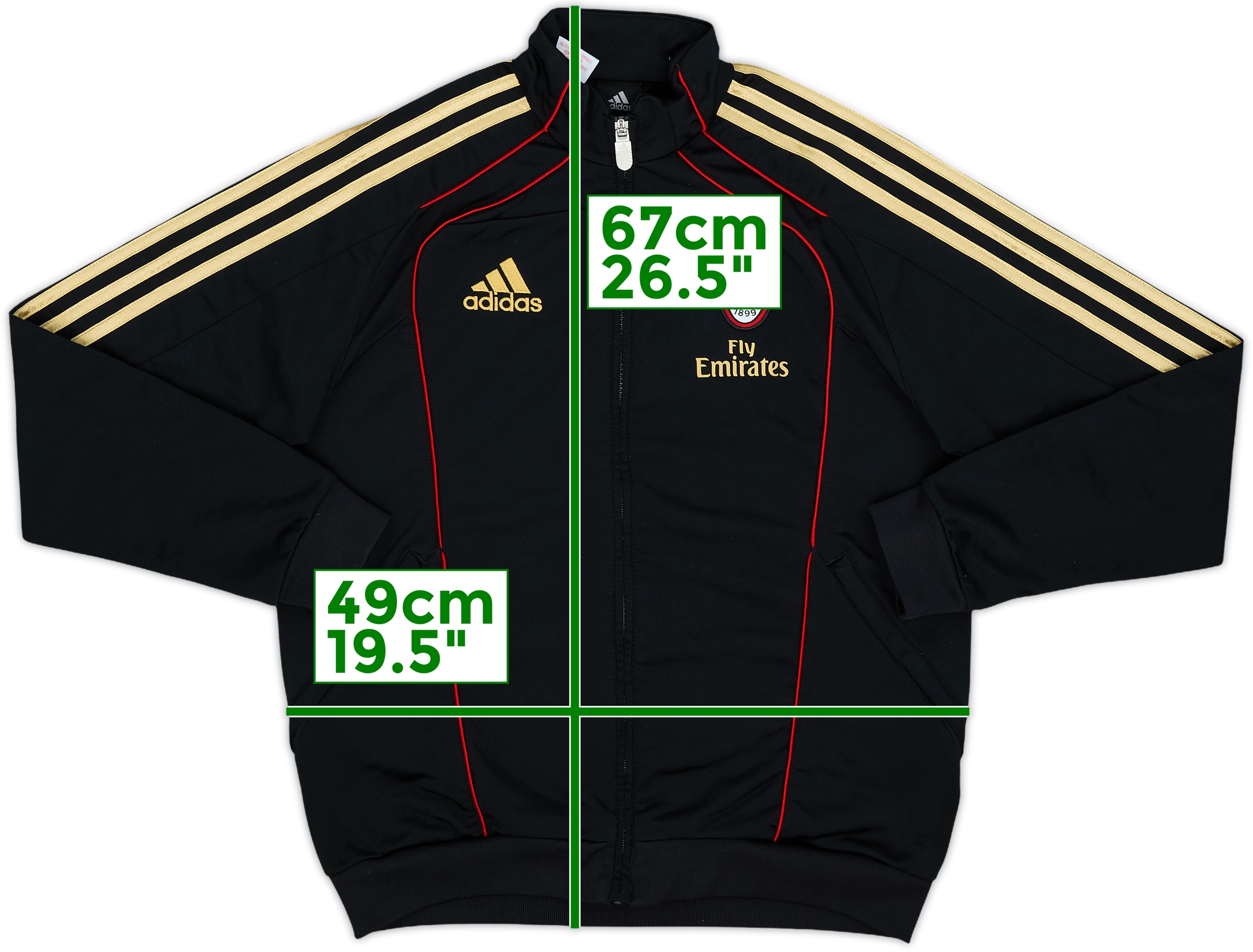ウェア adidas AC Milan track set up ac-milan-redblack-training-