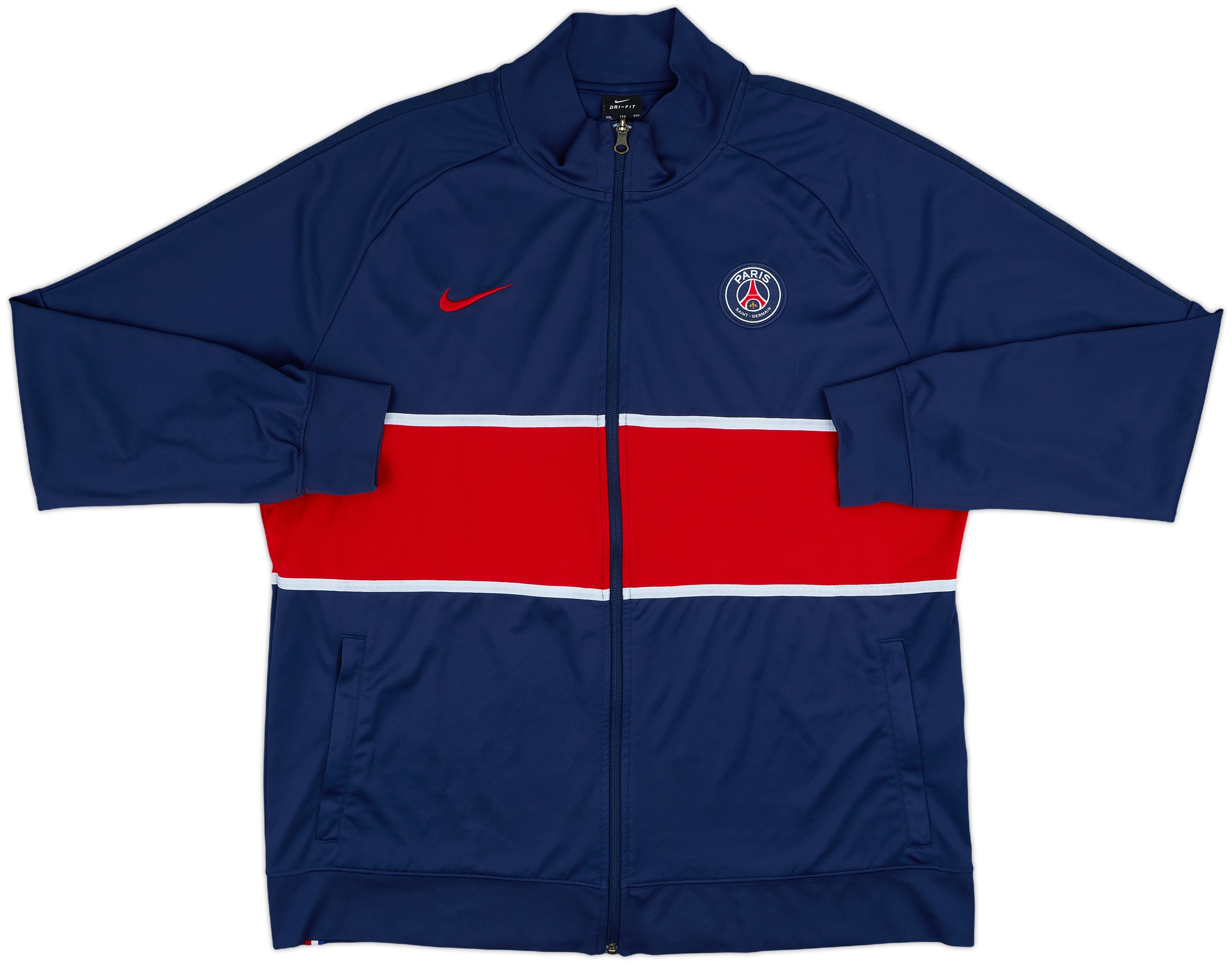 2020-21 Paris Saint-Germain Nike Track Jacket - 8/10 - (XXL)